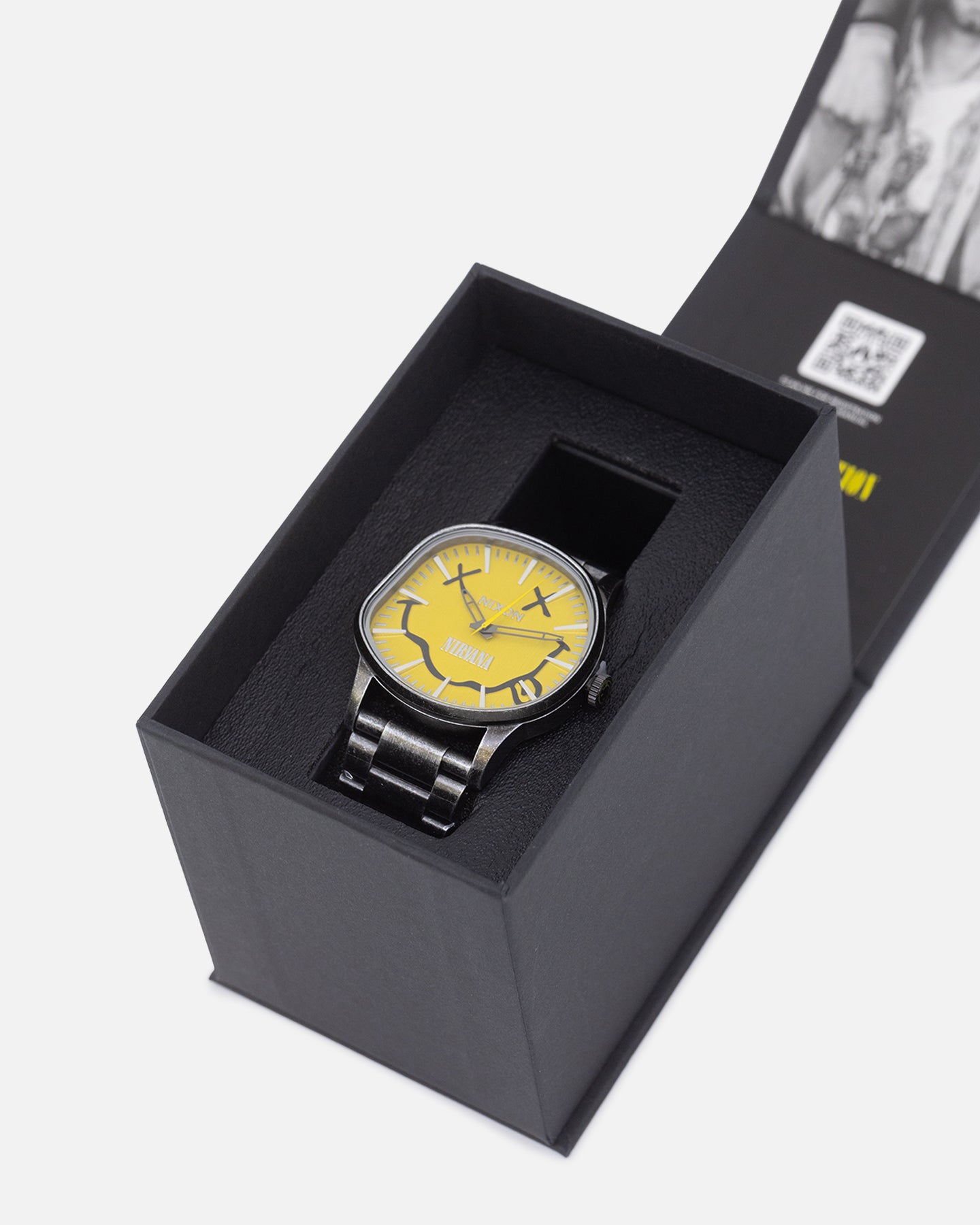 Nixon X Nirvana Sentry Wobble Watch Yellow Nirvana、mySite、zt4zffjzw
