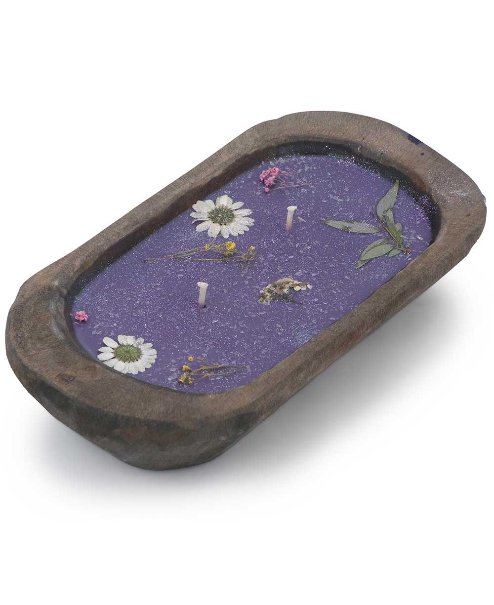 Purple Floral Scented Candle、mySite、topwebapps