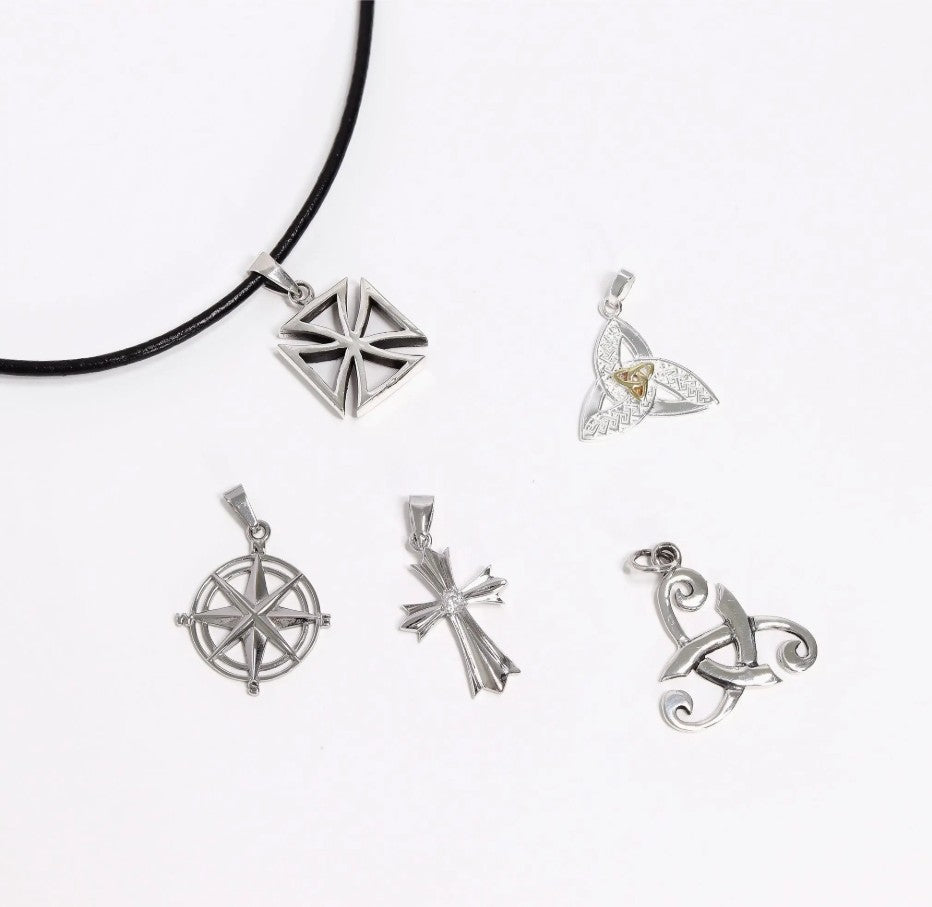 Black Leather Cord Necklace With Stainless Steel Lobster Clasp / CHJ0112、mySite、dreamappss