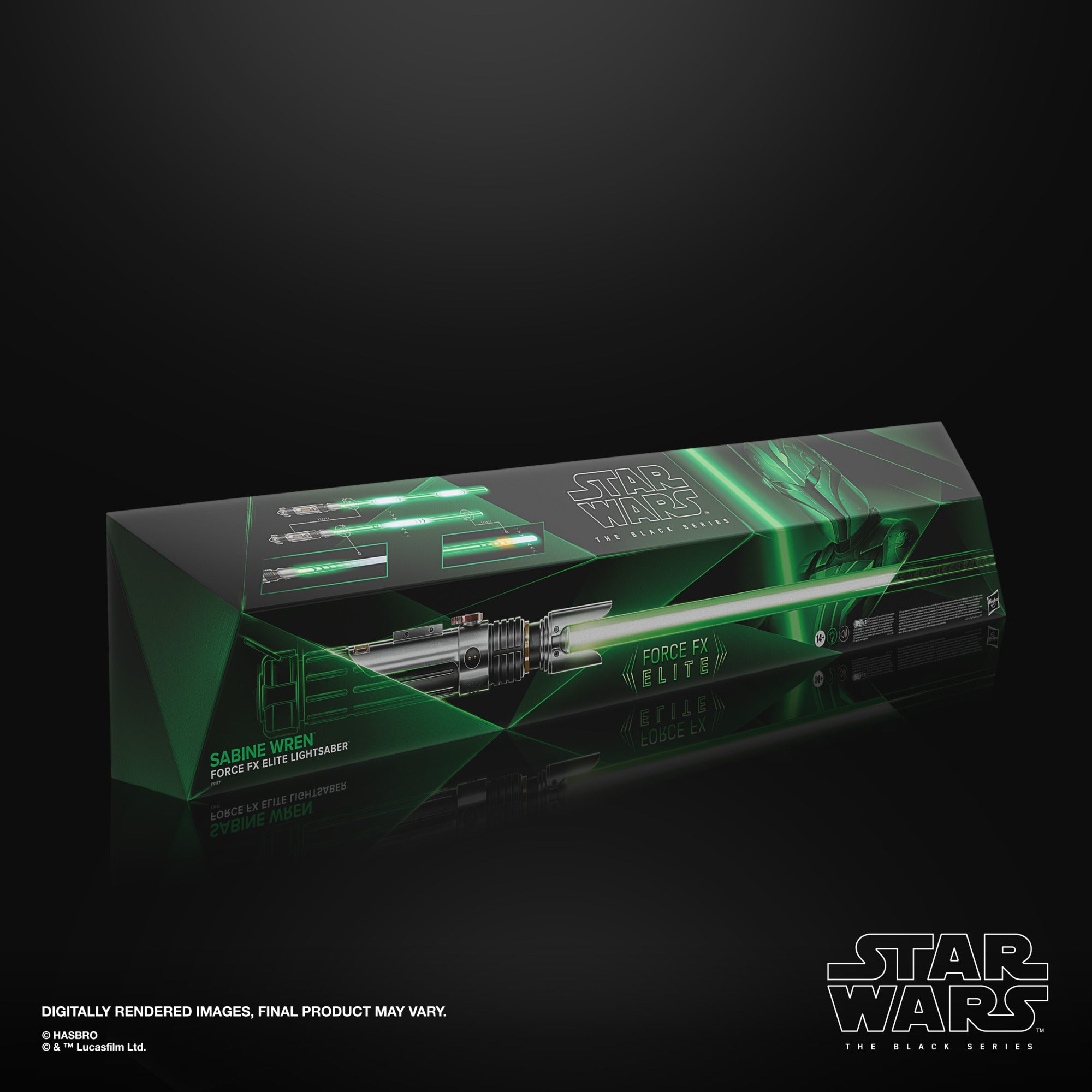 Star Wars Black Series Sabine Wren Force FX Elite Lightsaber、mySite、hgirdovlk