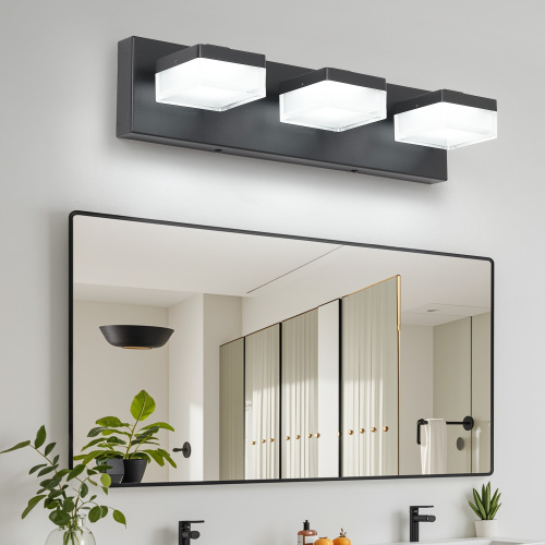 (Same as W1340110610/L2016) Modern 6-Light Chrome LED Vanity Mirror Light Fixture For Bathrooms And Makeup Tables、、eastwooduniform