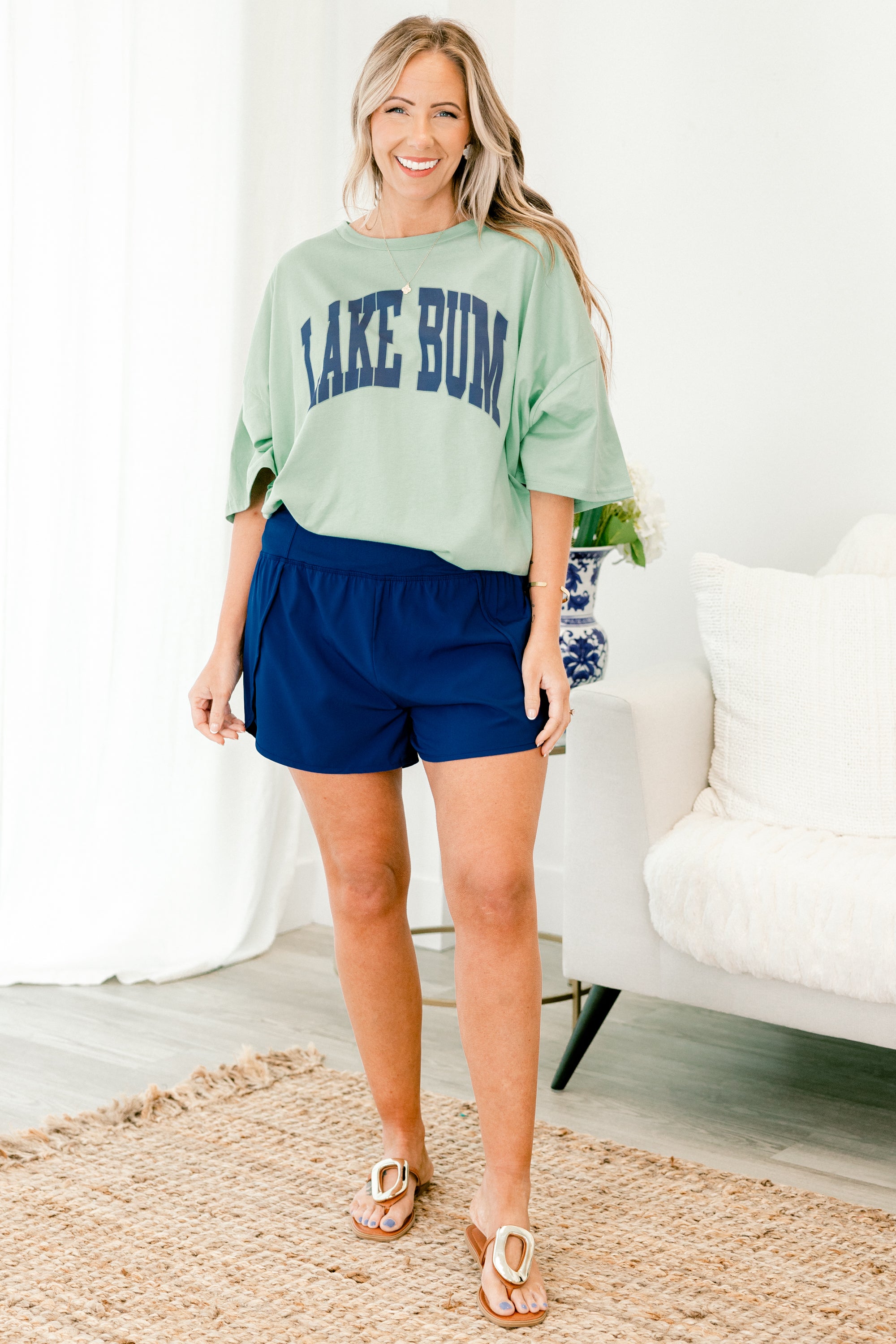  Lake Bummin' Boyfriend Tee, Light Green、mySite、justintrudeaud