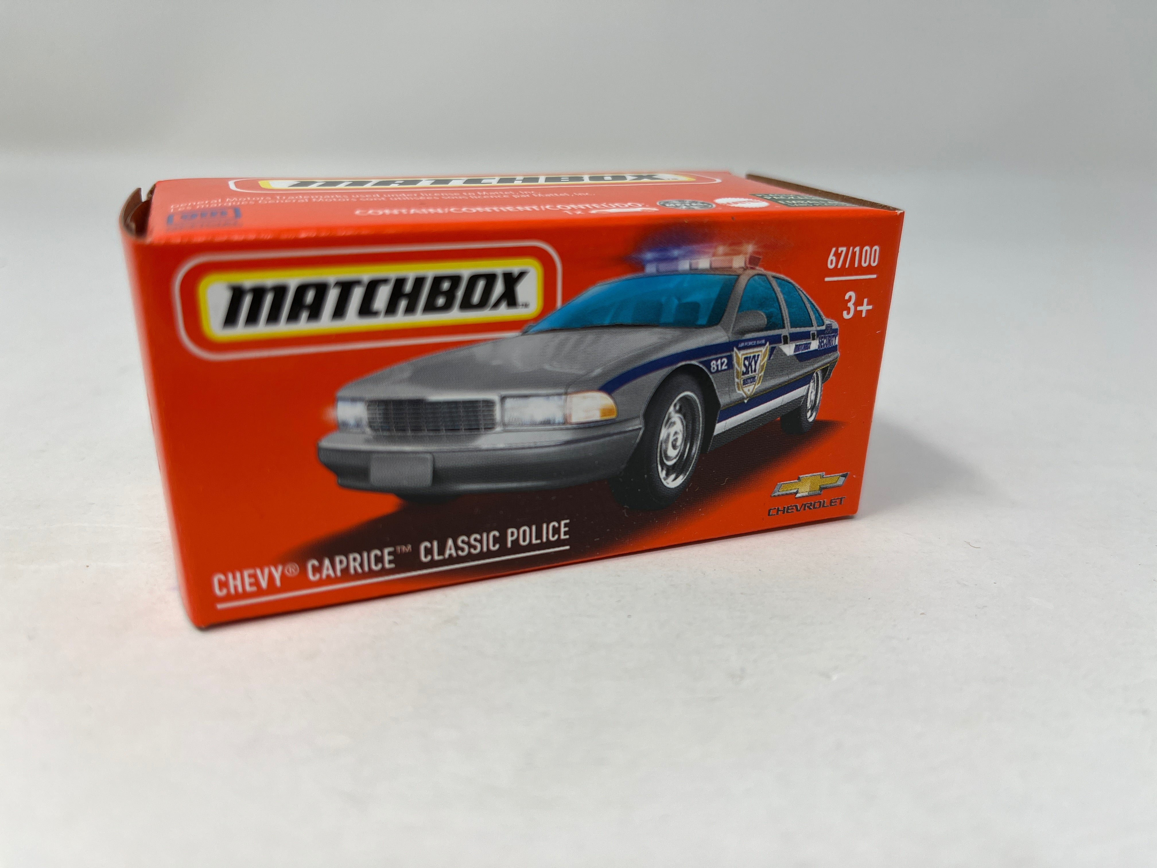 Chevy Caprice Classic Police * 2022 Matchbox POWER GRABS、mySite、hgirdovlk