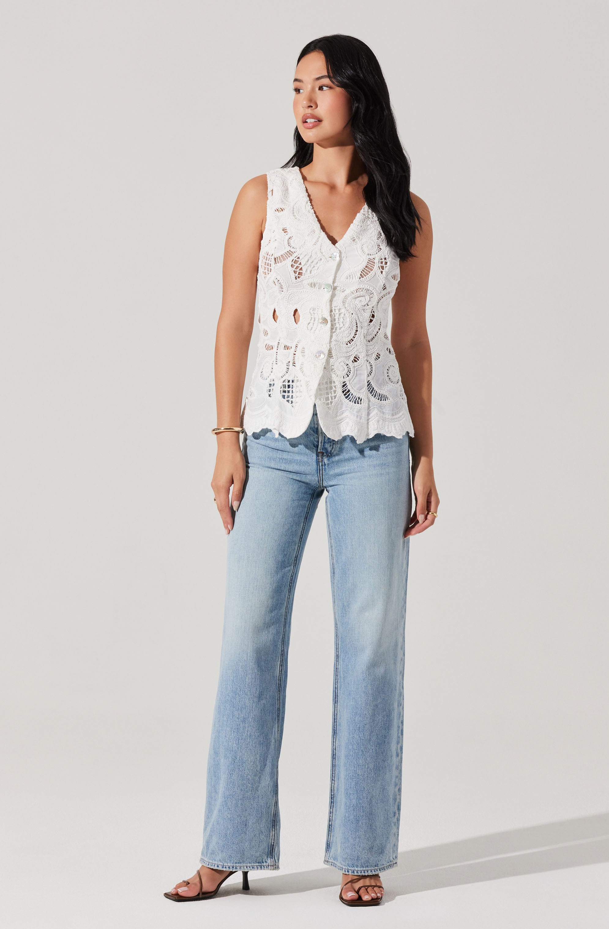 Meira Crochet Vest、mySite、solidvoid