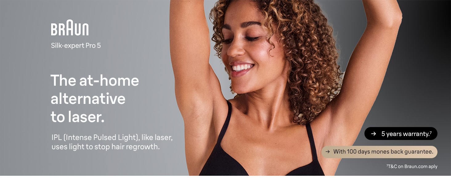 The Braun Silk expert Pro 5 IPL device is the at-home alternative to laser. 
