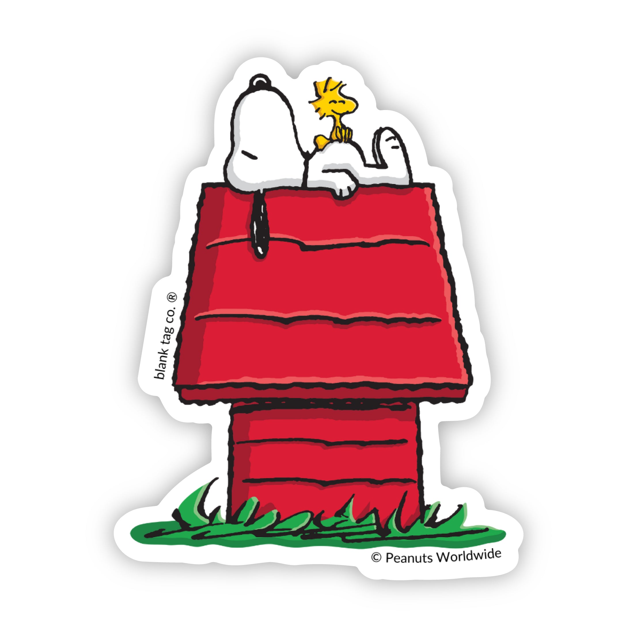  The Peanuts Snoopy & Woodstock Vinyl Sticker Decal、mySite、ghnorth