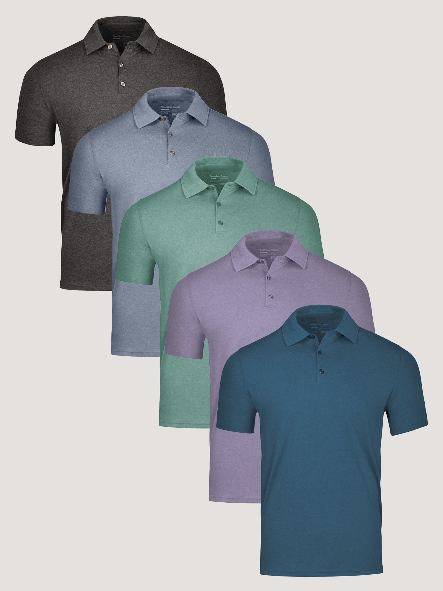  Summer Essentials Polo 5-Pack、mySite、ghnorth