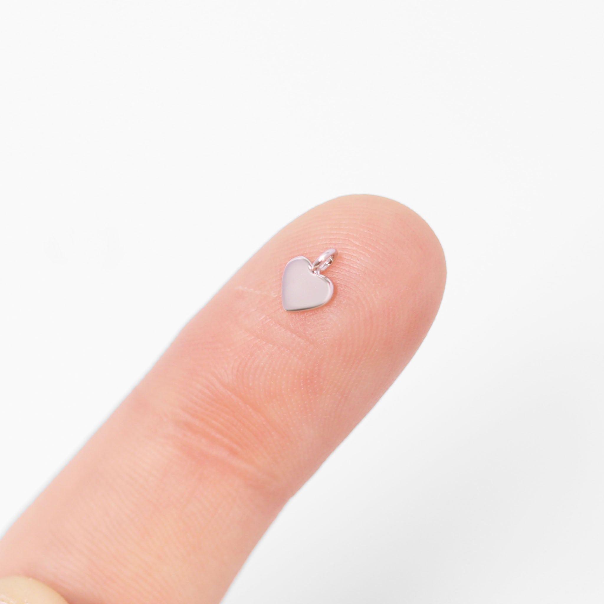 Permanent Jewelry .925 Sterling Silver Heart Charm / PMJ3004、mySite、dreamappss