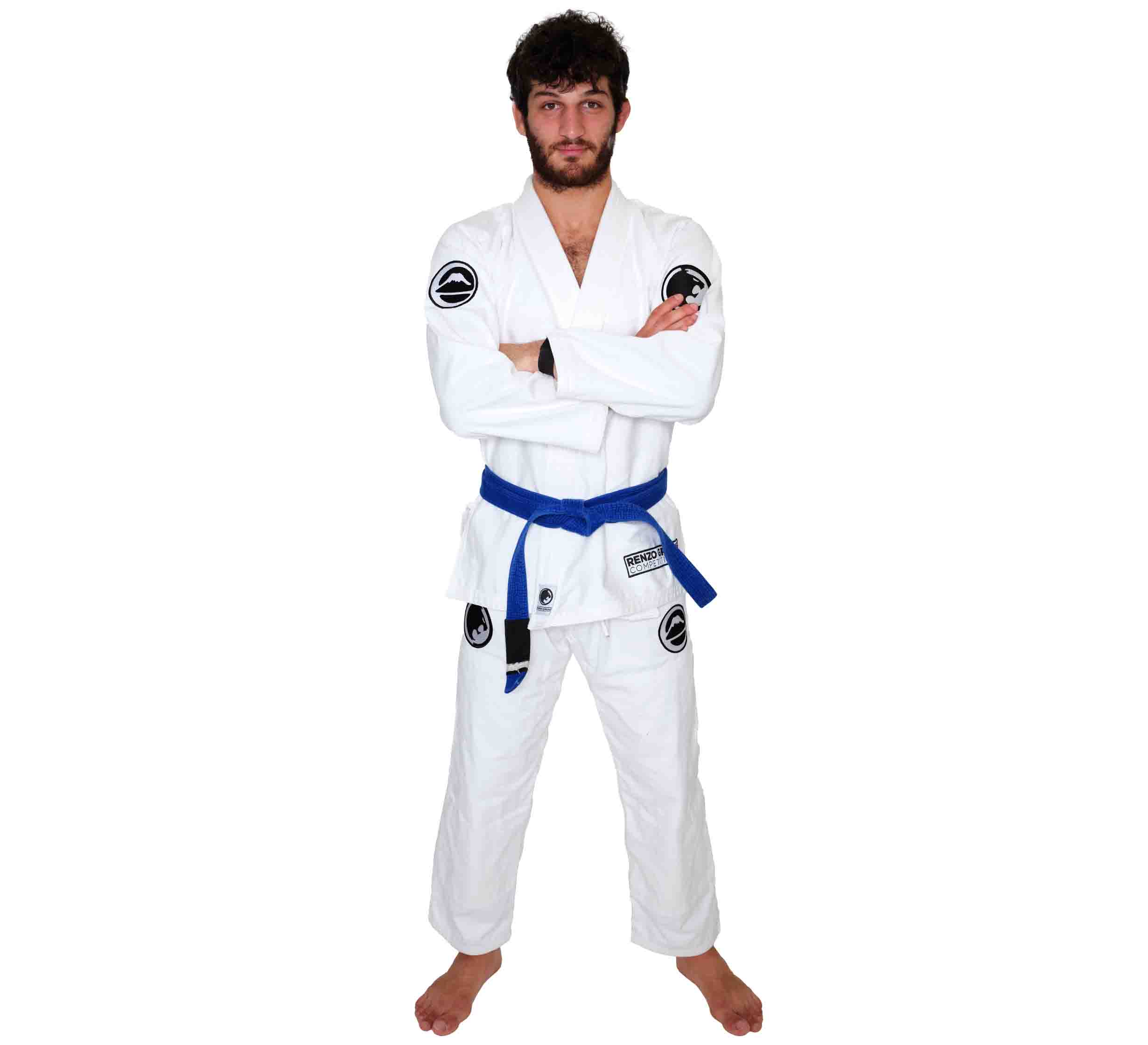 Renzo Gracie Competition BJJ Gi White、mySite、gigharbornorthrealestate