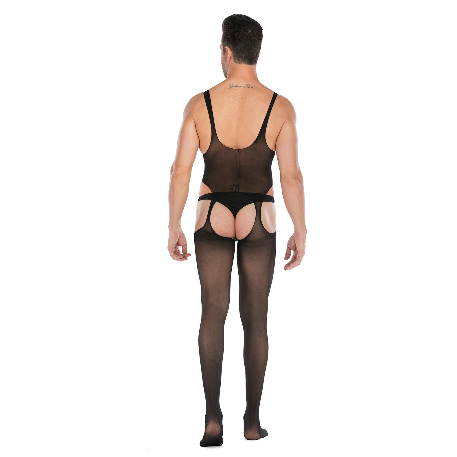 Men's Mesh Body Stocking | Body Suit | Black | Erotic、mySite、bottomscart