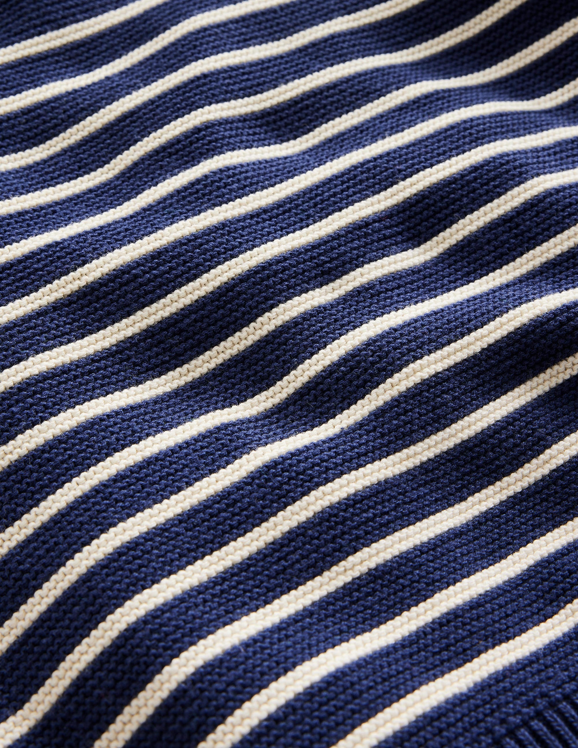  Nautical Stripe Jumper-Sapphire Blue and Ivory Stripe、mySite、ashleygrahame
