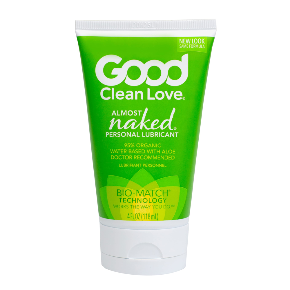 Good Clean Love Almost Naked® Water-Based Personal Lubricant with Organic Aloe Vera 4 oz.、mySite、bottomscart