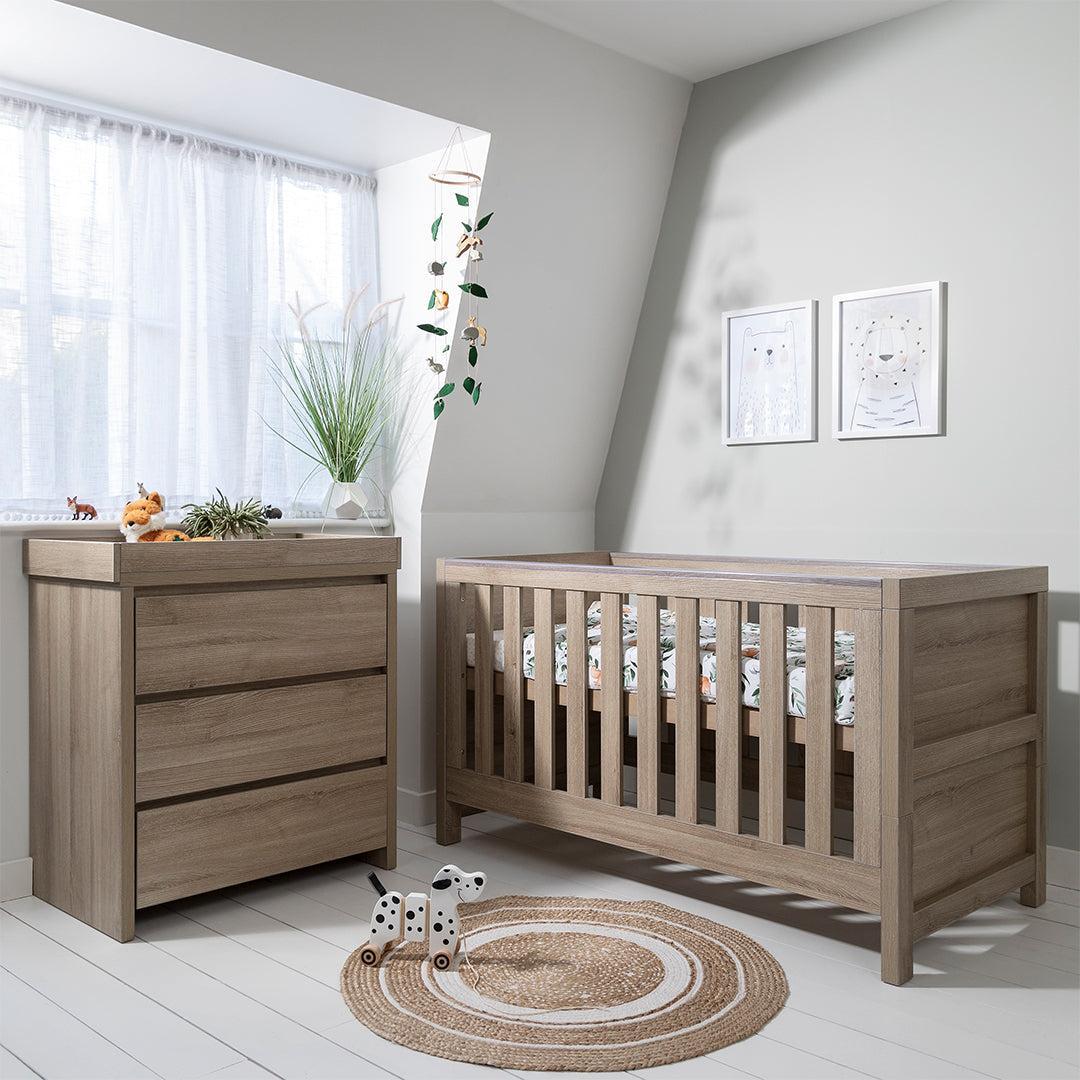  Tutti Bambini Modena 2 Piece Room Set - Oak、mySite、merchandisen