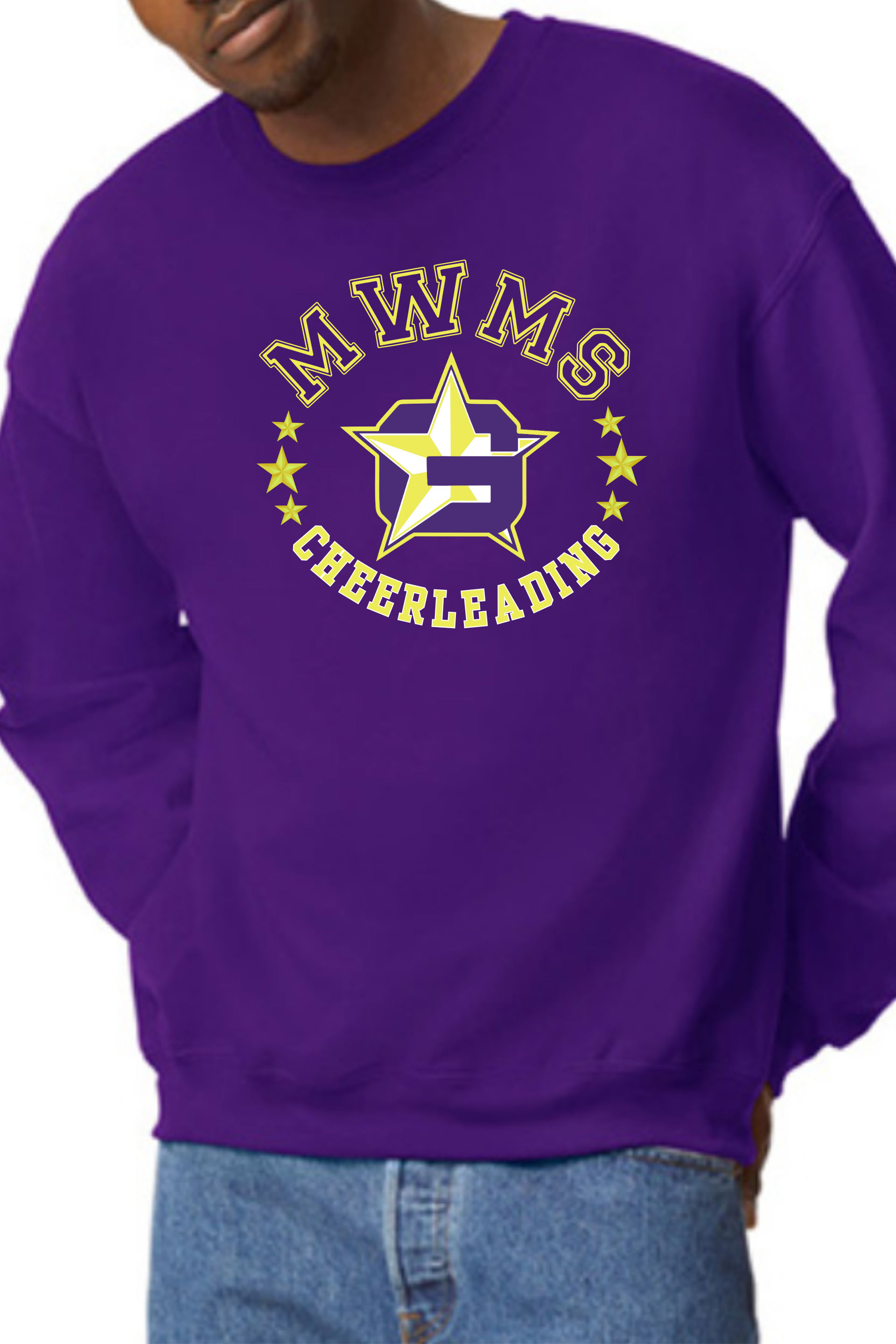 Mt. Washington Middle School Cheer With Logo Sweatshirt、mySite、hinf8tx79