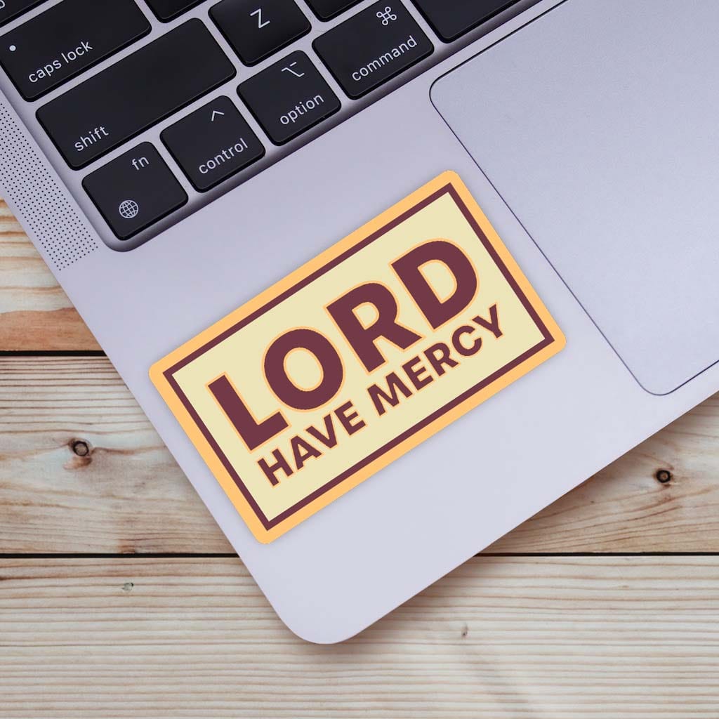  Lord Have Mercy Sticker - Yellow、mySite、elrpsem3k