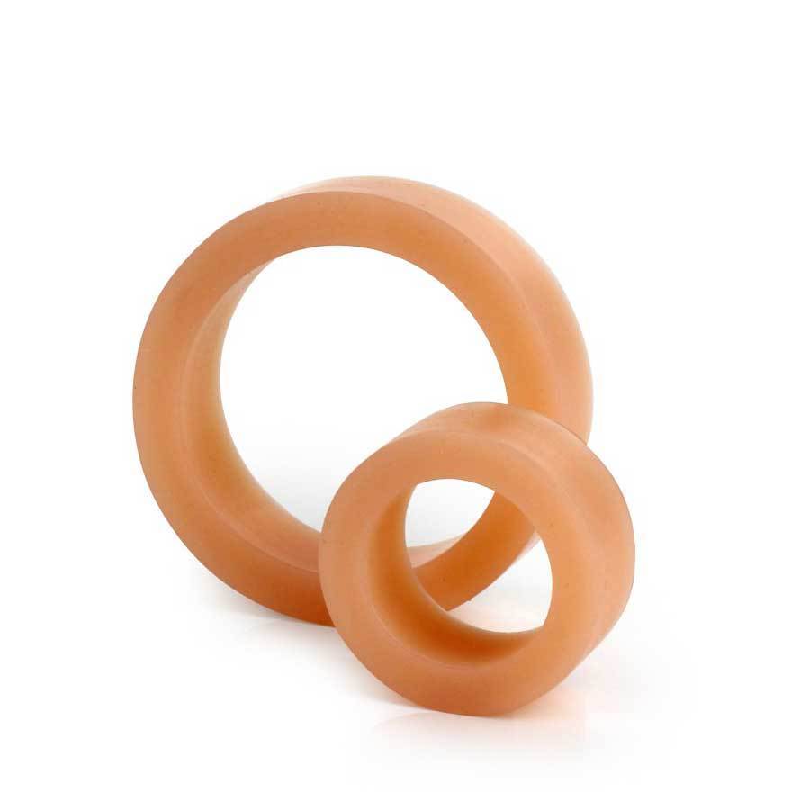 The C-Rings Platinum Premium Silicone Tan Cock Ring Set by Doc Johnson、mySite、bottomscart
