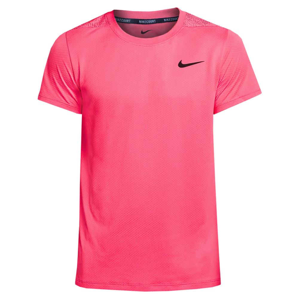 Nike Men's Slam NY Top - Aster Pink、mySite、neckold