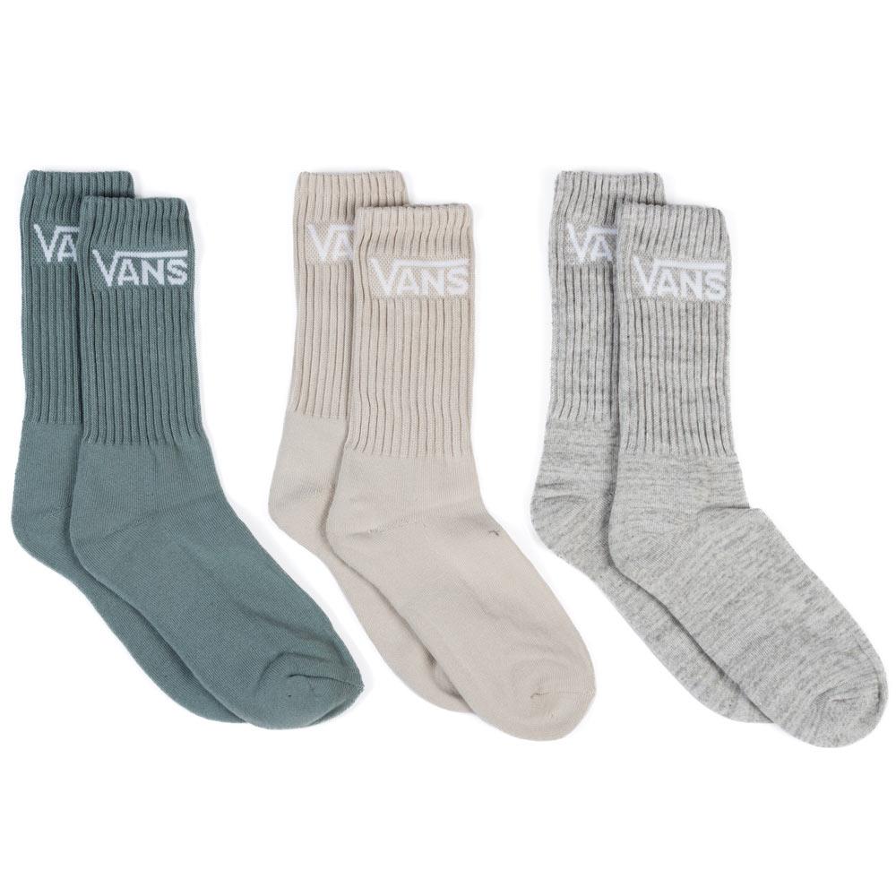 Vans Classic Crew Socks 3 Pack - Green/White、mySite、merchandisen