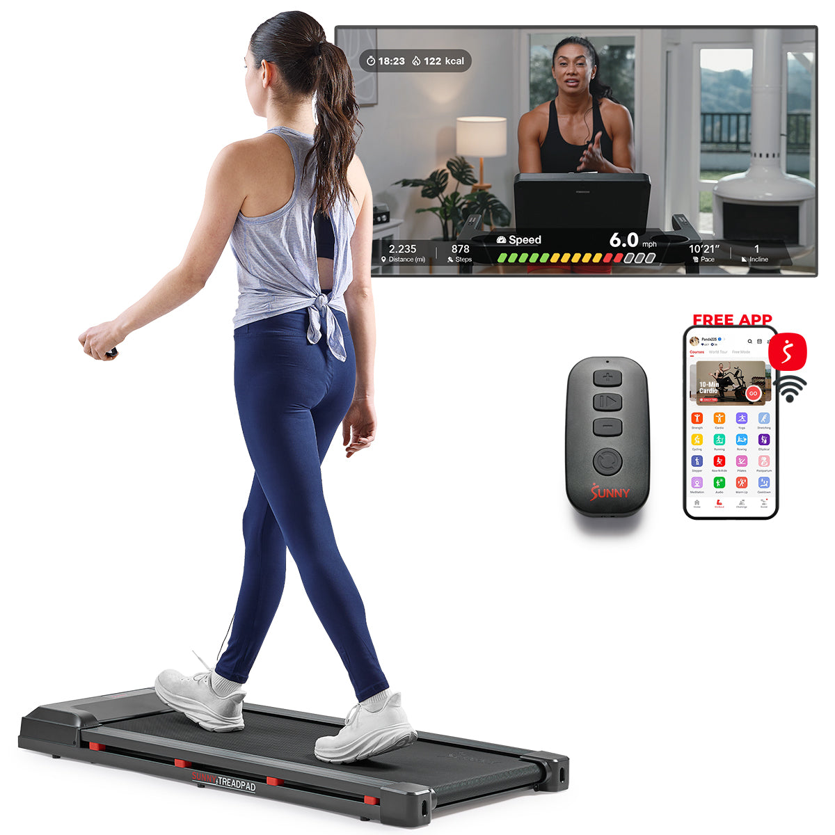  Treadpad 100 Smart Wi-Fi Connected Treadmill、mySite、ghnorth