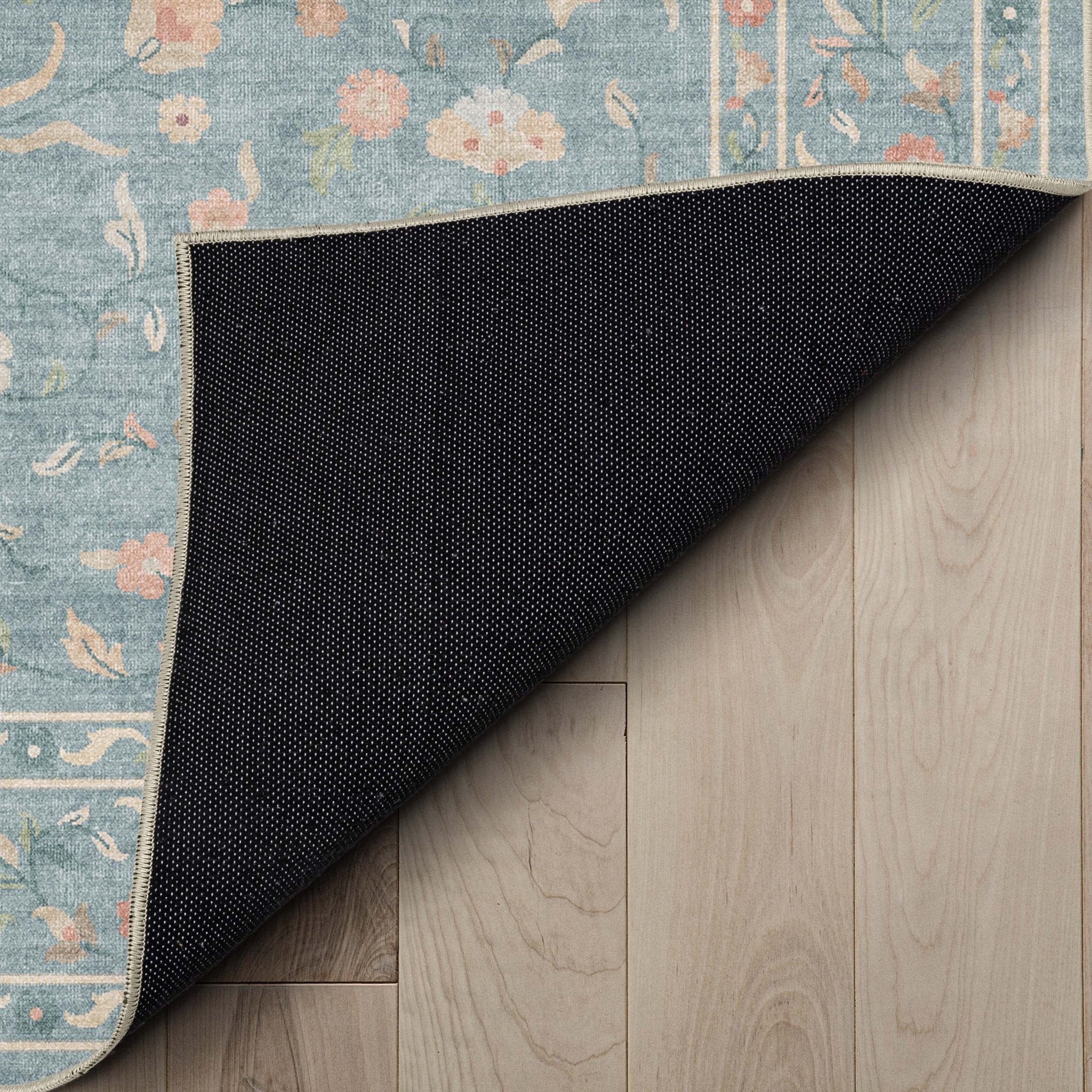 Venice Hereke Floral Botanical Rug – Easy Clean, Stylish Elegant Design、mySite、gigharbornorthrealestate