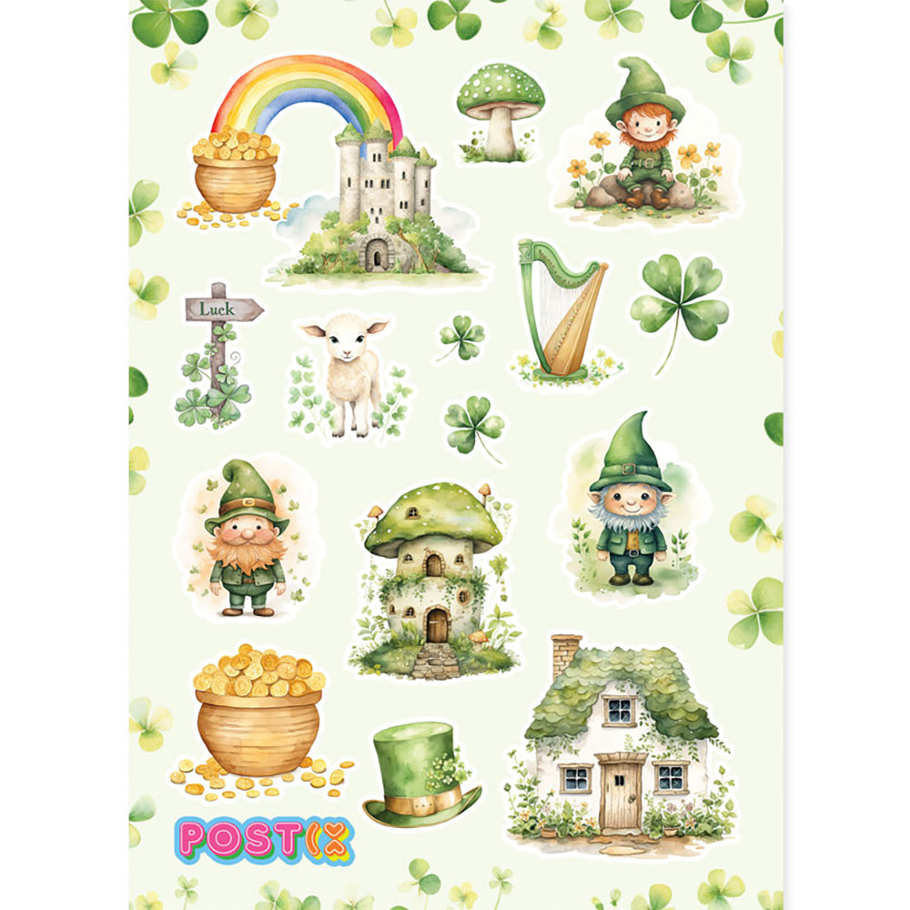  Irish Charm Hologram Stickers、mySite、ghnorth