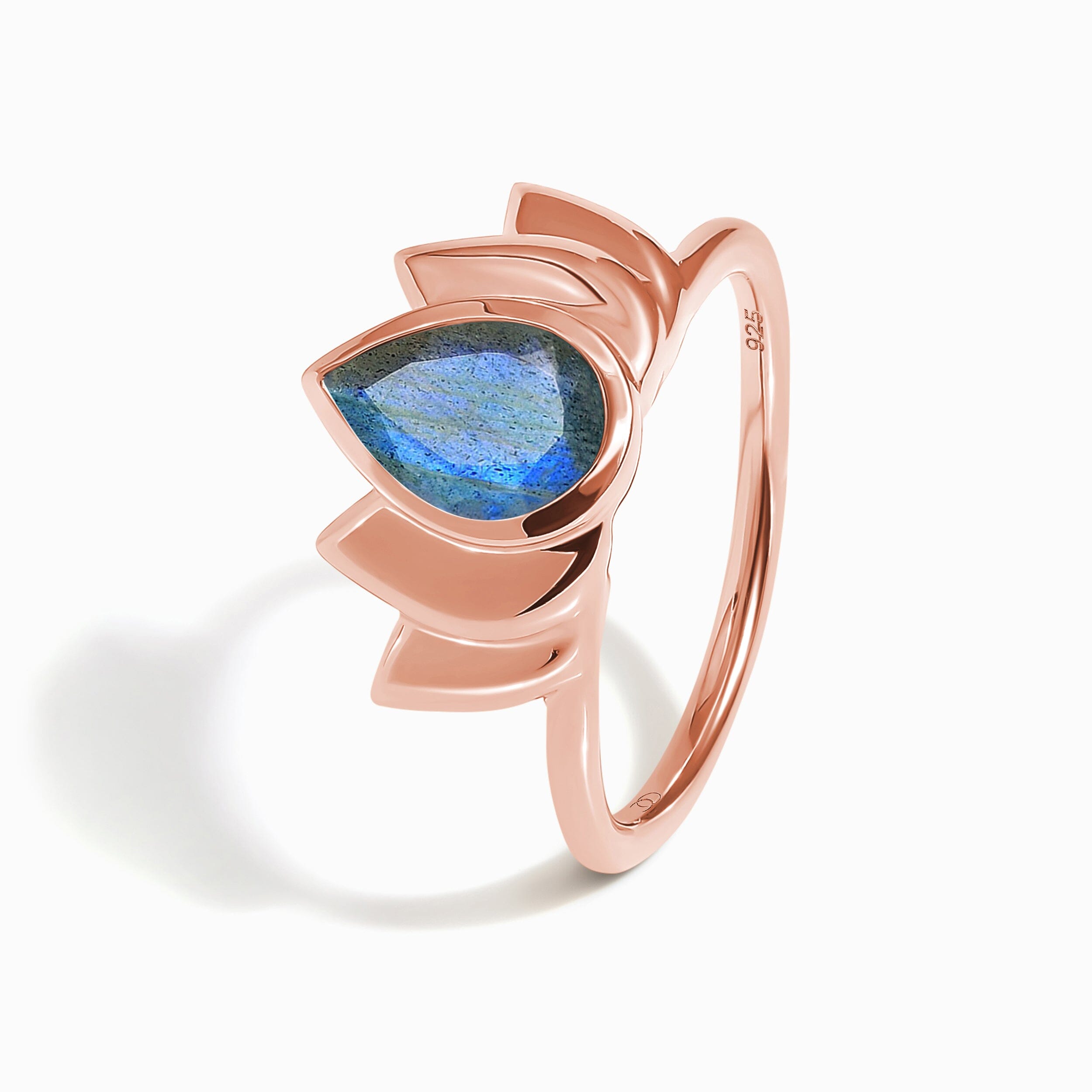 Labradorite Ring - Sacred Lotus、mySite、hinf8tx79