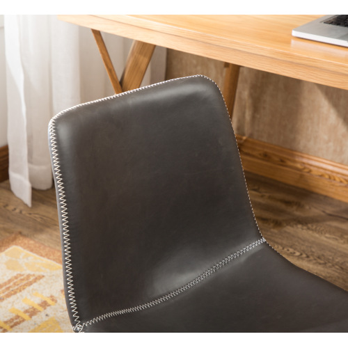 Cesena Faux Leather 360 Swivel Air Lift Office Chair, Antique Brown、、casual