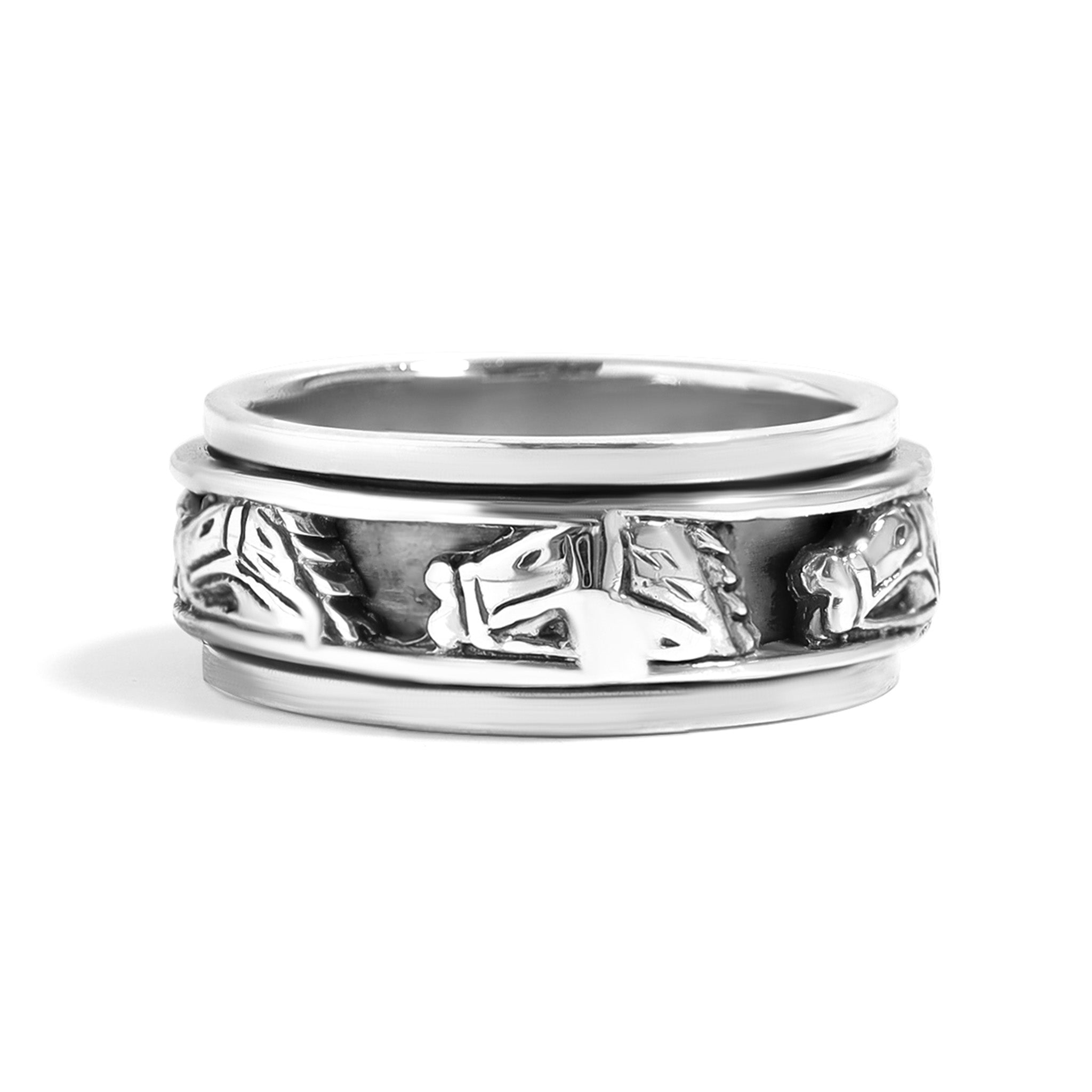 Sterling Silver Horse Spinner Ring / SSR0035、mySite、dreamappss