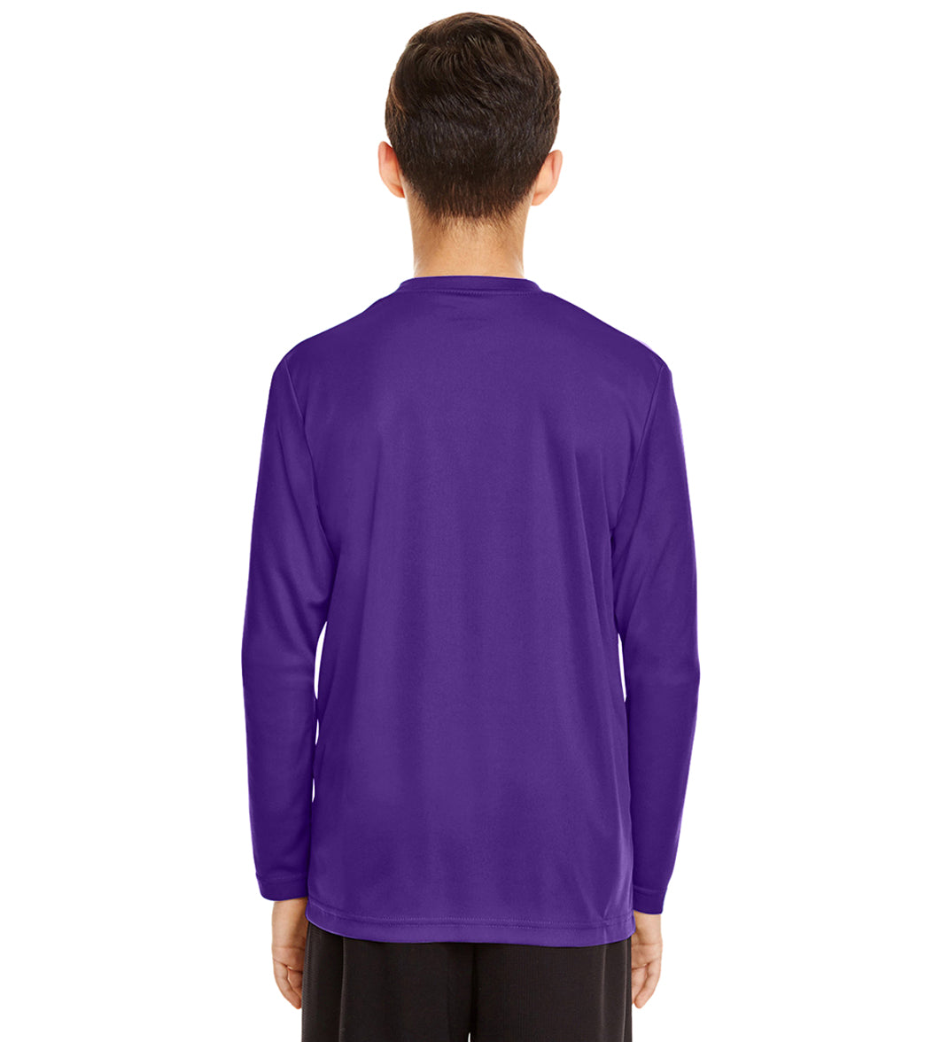 Team 365 Youth Zone Performance Long Sleeve T-Shirt、mySite、noshort