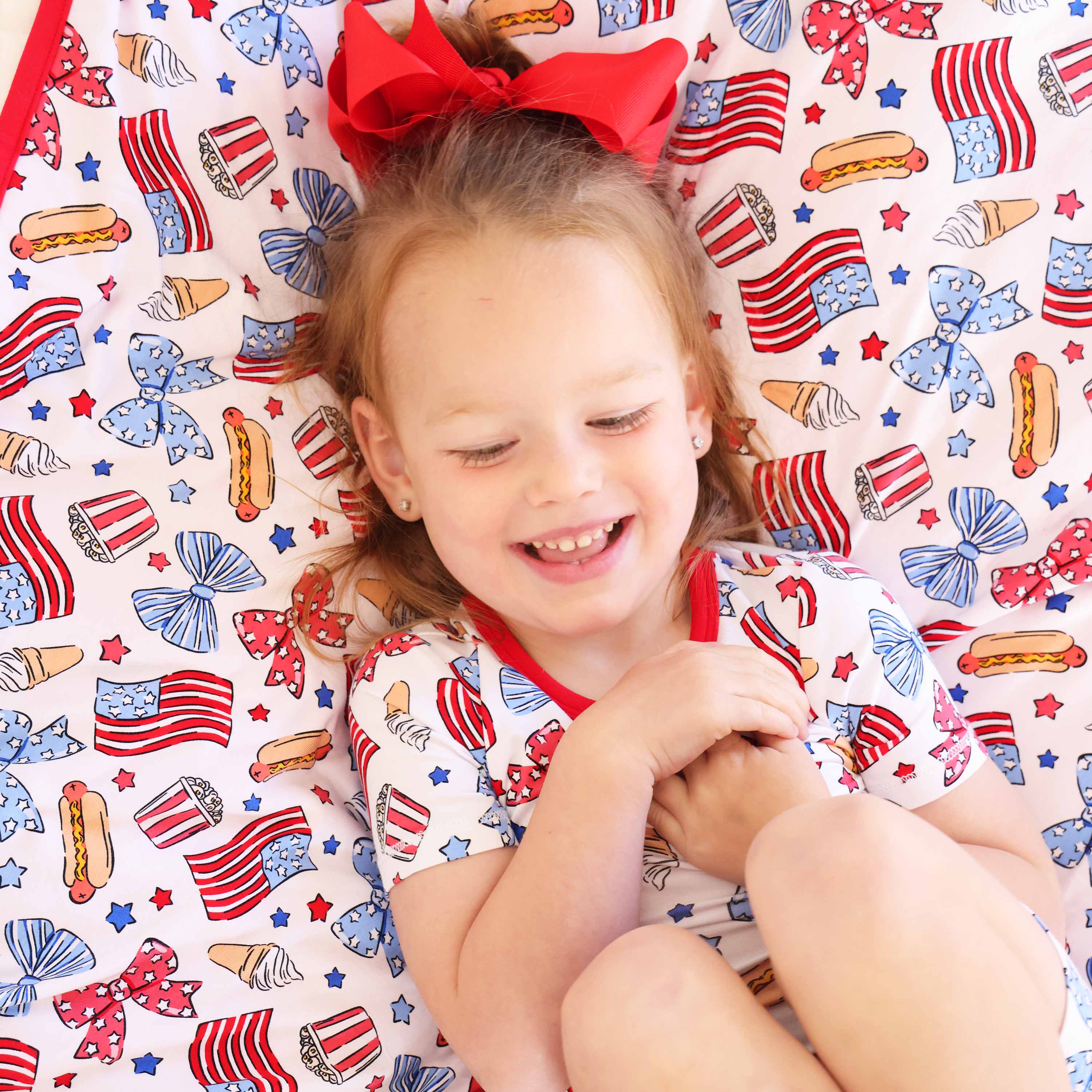  Party in the USA Double Sided Bamboo Blanket | Bows、mySite、layawaytickets