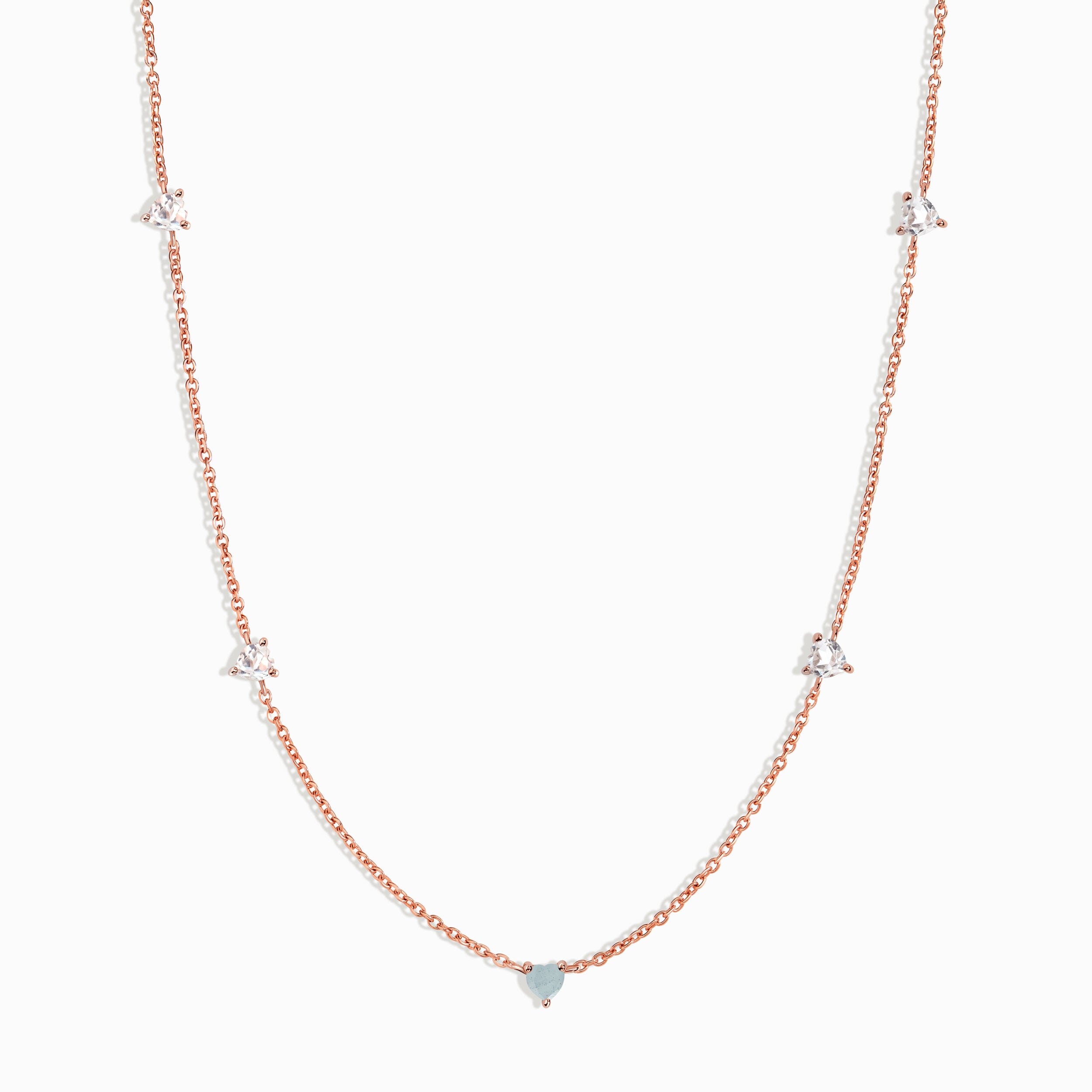 Aquamarine Necklace Never Without My Gem - March Birthstone、mySite、hinf8tx79