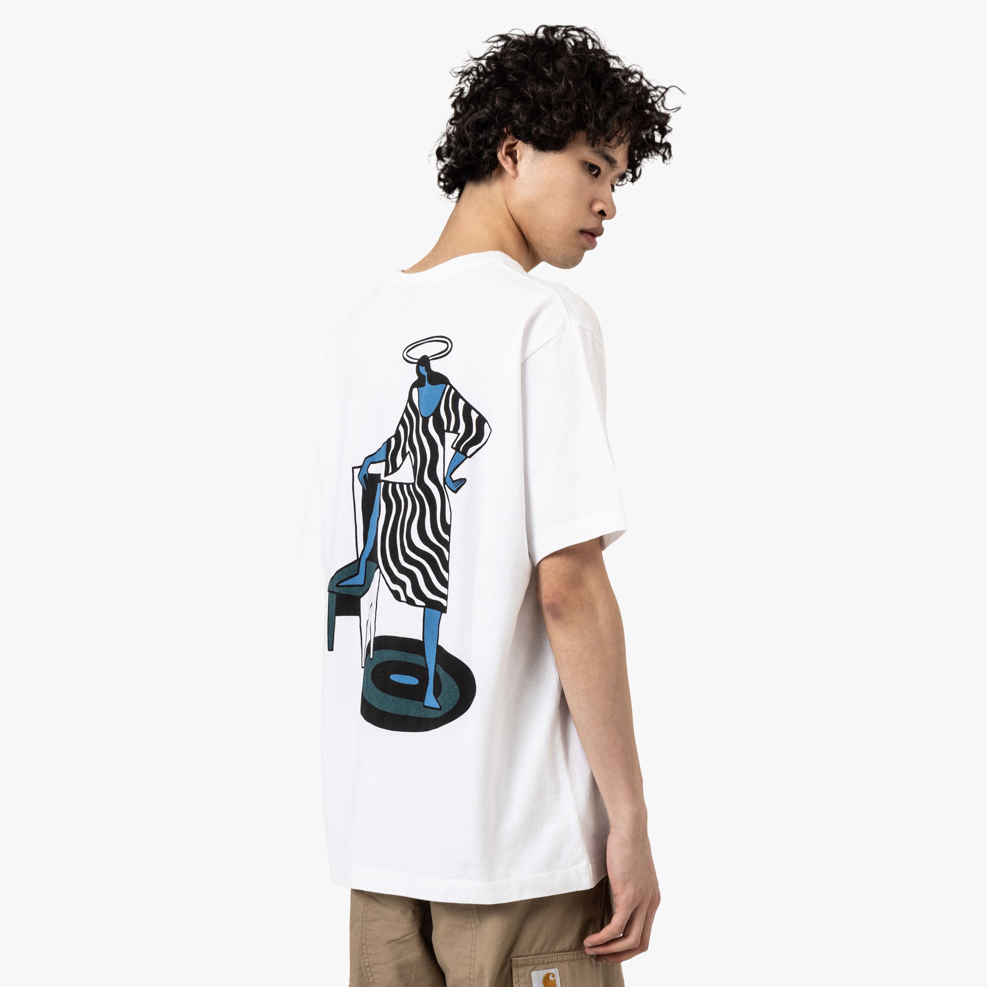  by Parra No Regrets T-Shirt White、mySite、merchandisen