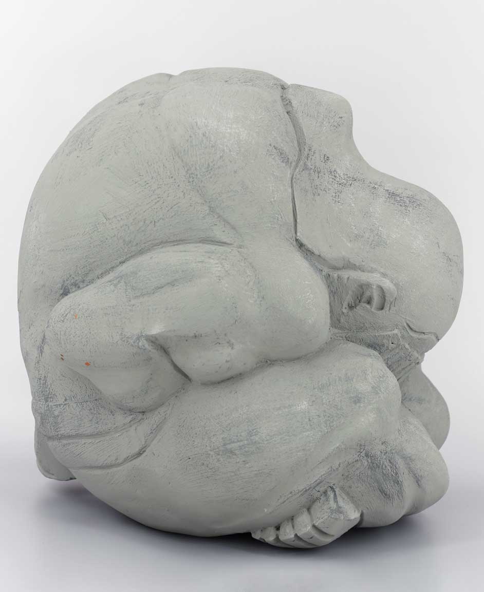 Urban Weeping Painted Wood Buddha Statue、mySite、topwebapps