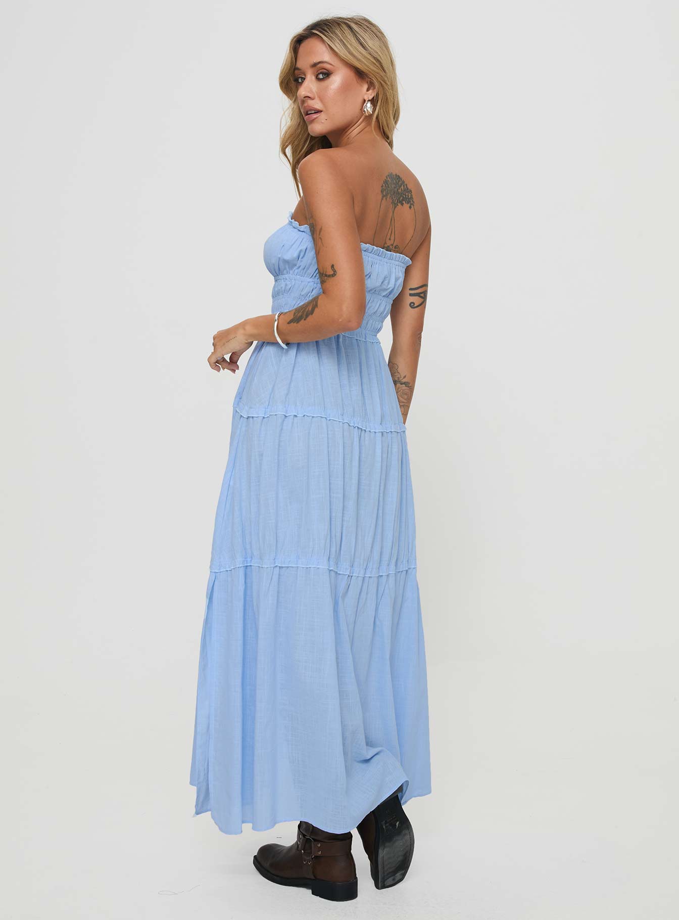 Minogue Maxi Dress Blue、mySite、solidvoid