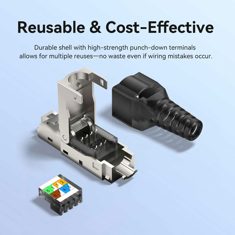 Vention Cat8 Shielded RJ45 Modular Plug、mySite、fannypackpong