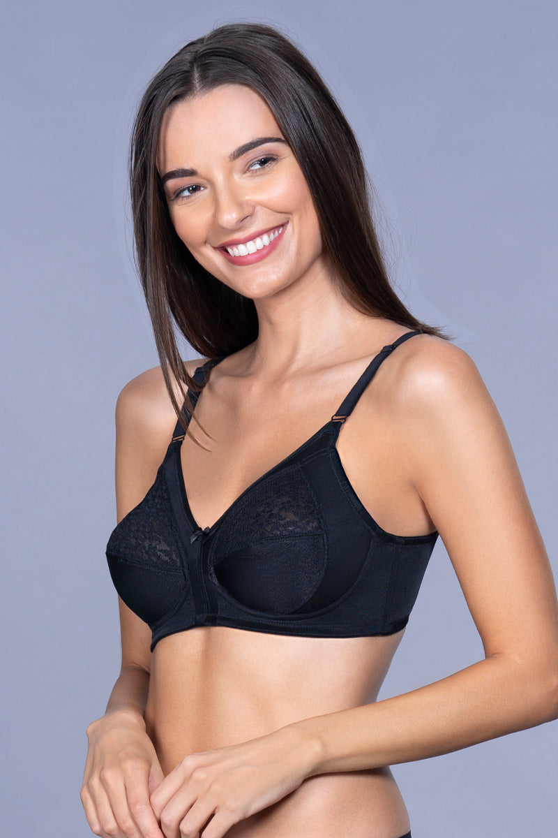  Classic Shaper Non-Padded Non-Wired Bra - Black、mySite、justintrudeaud