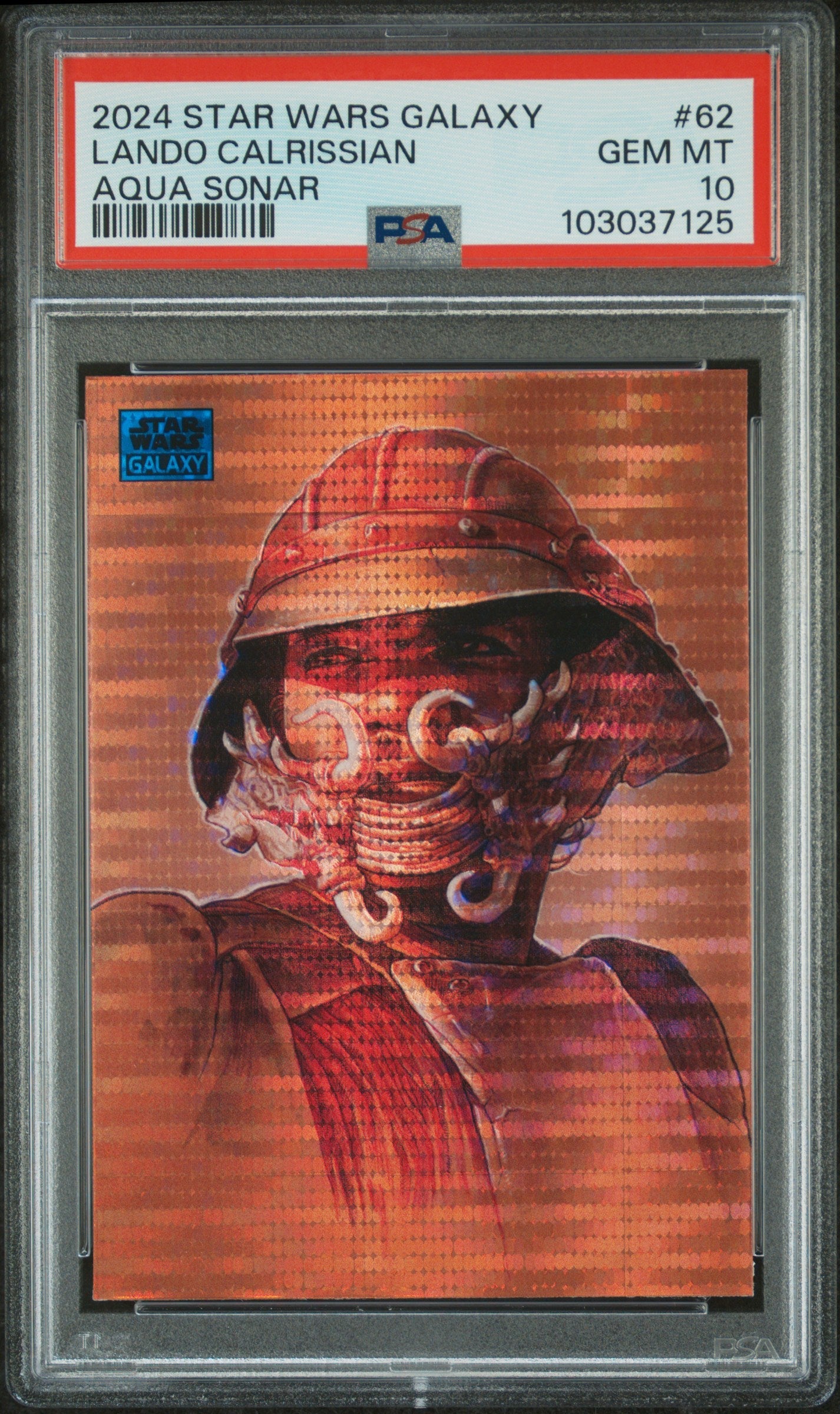 Lando Calrissian #62 Aqua Sonar 103/199 PSA 10 Topps Chrome Star Wars Galaxy 2024、mySite、waistdrama