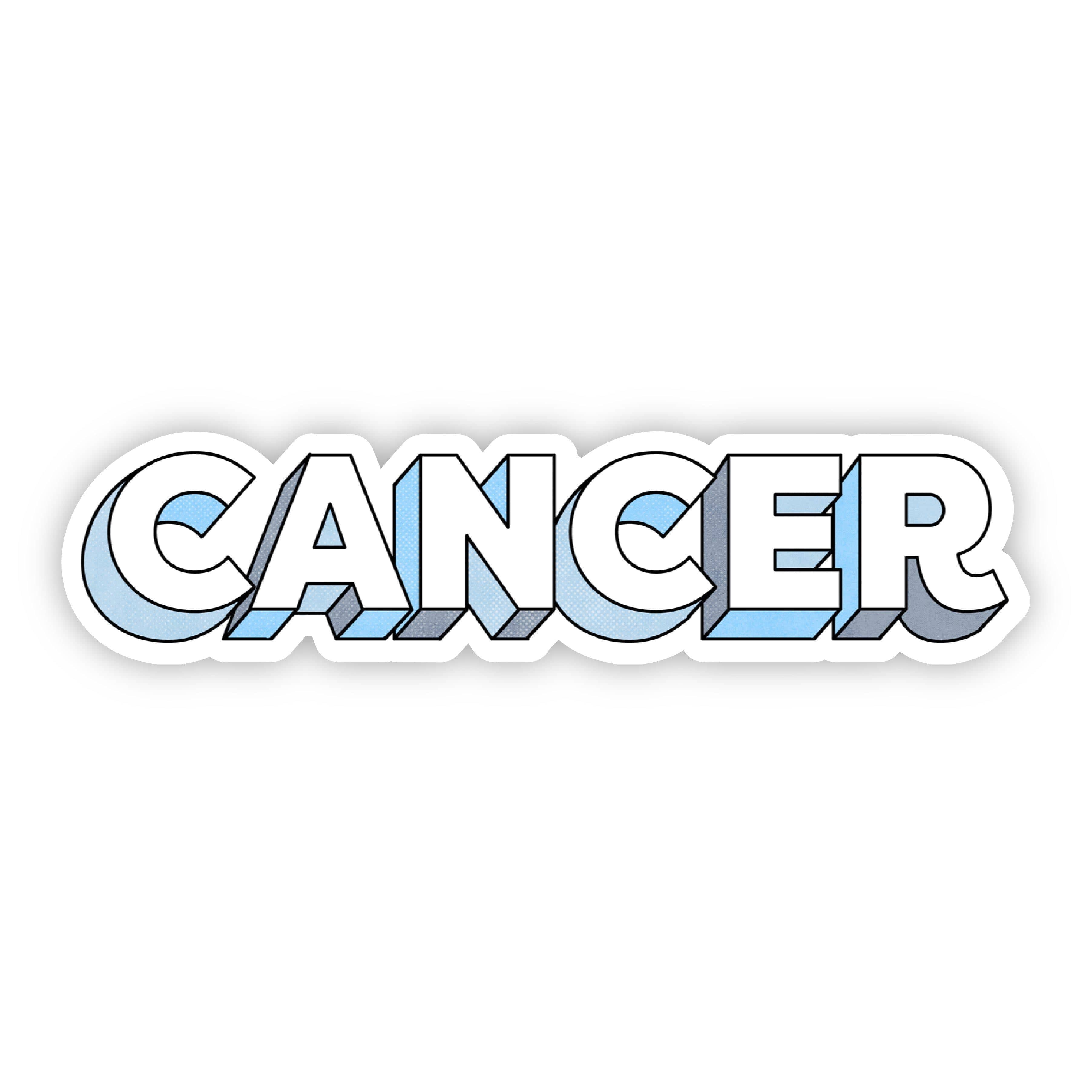  Cancer Lettering Zodiac Sticker、mySite、elrpsem3k