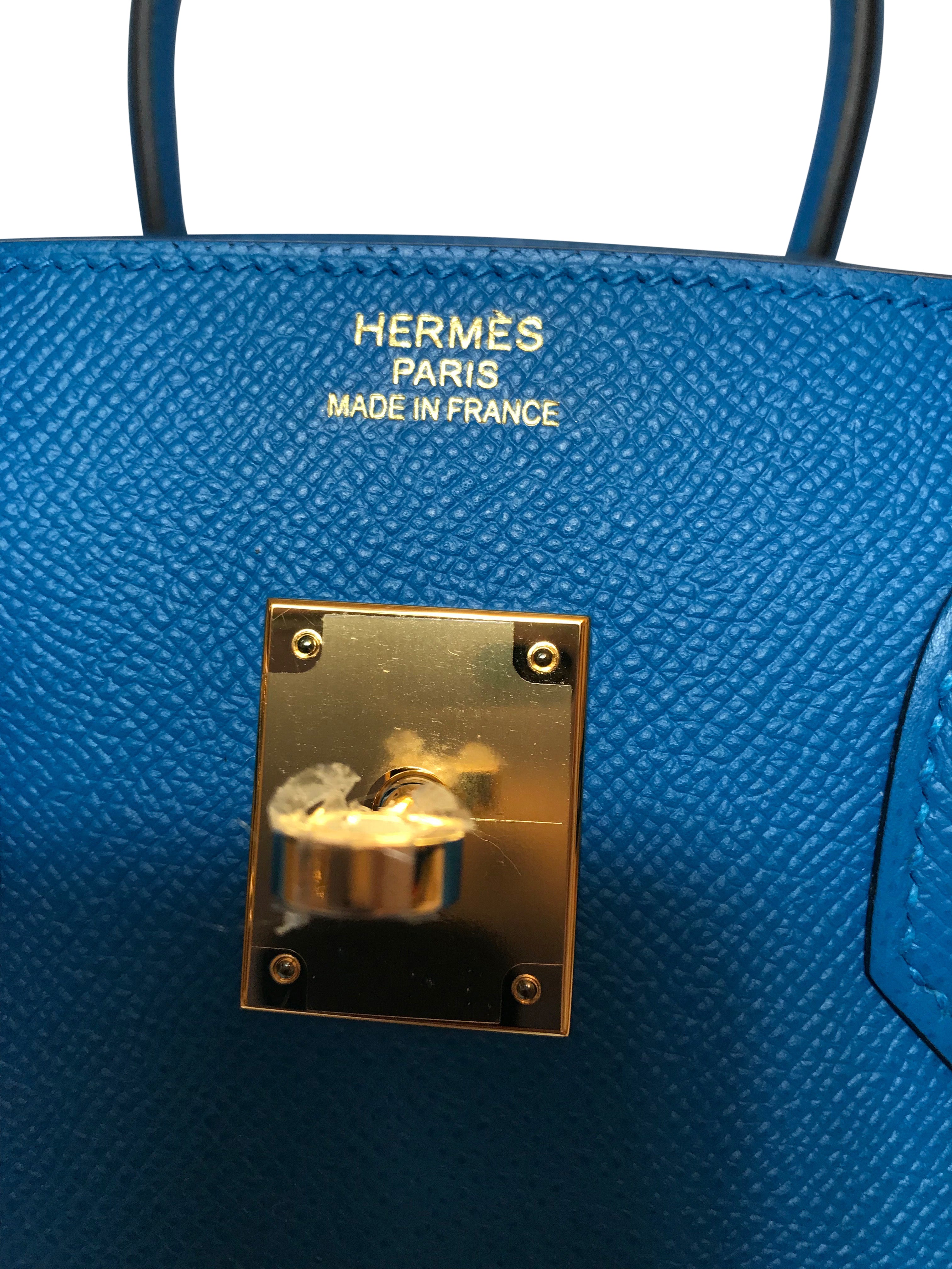 Hermès Birkin 35 Bag Blue Zanzibar Epsom、mySite、garminoutage.com