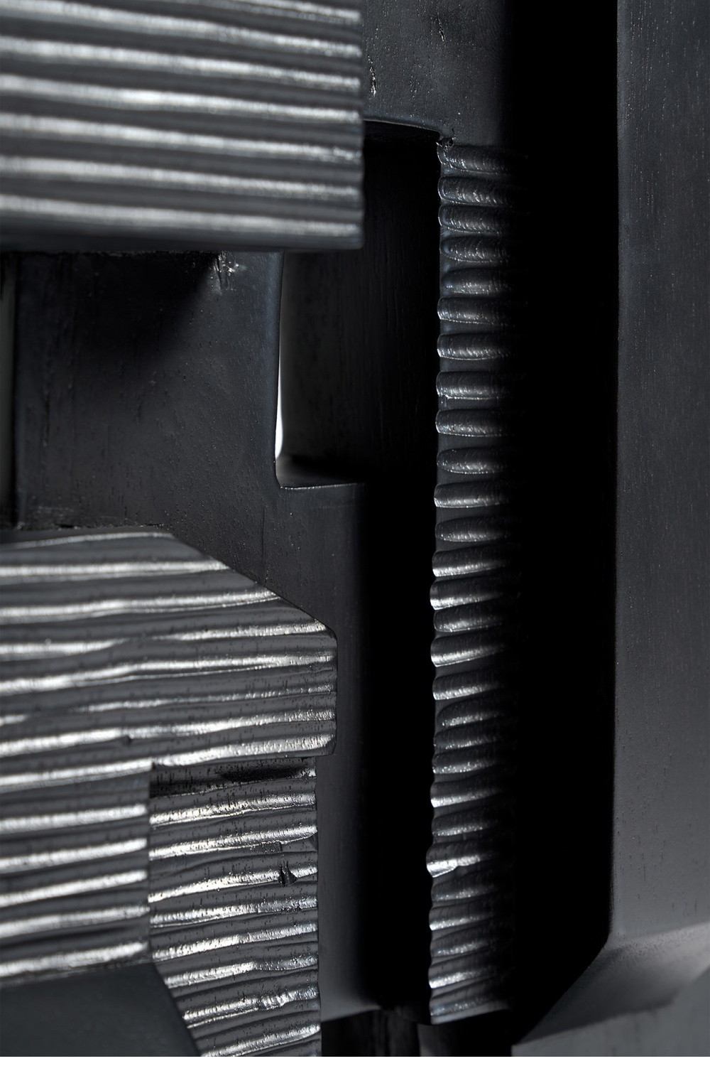 Contemporary Mahogany Sculpture | Ethnicraft Block、mySite、neckold