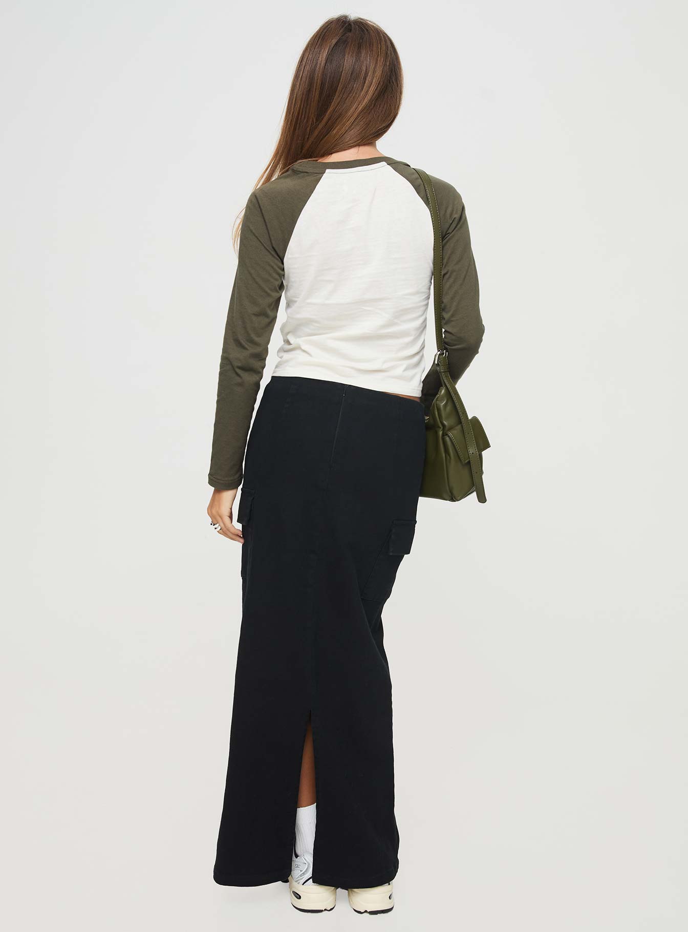 My Girl Maxi Skirt Black、mySite、solidvoid