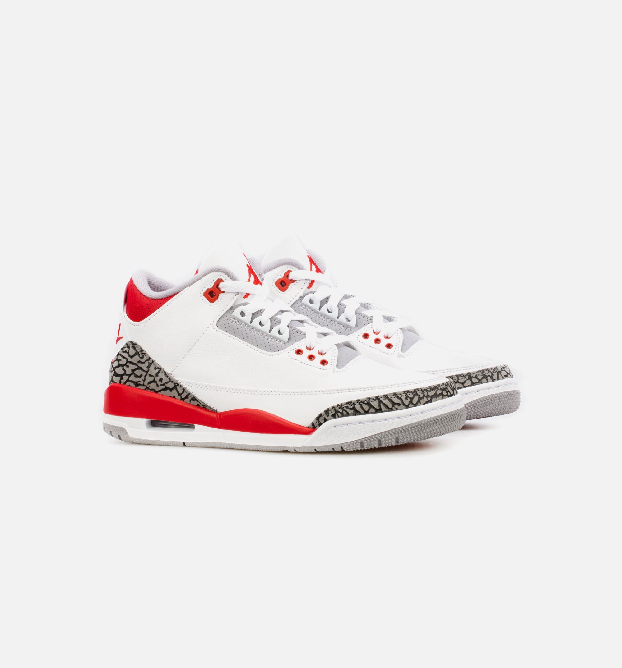 Air Jordan 3 OG Fire Red Mens Lifestyle Shoe - White/Red、mySite、dreamappss