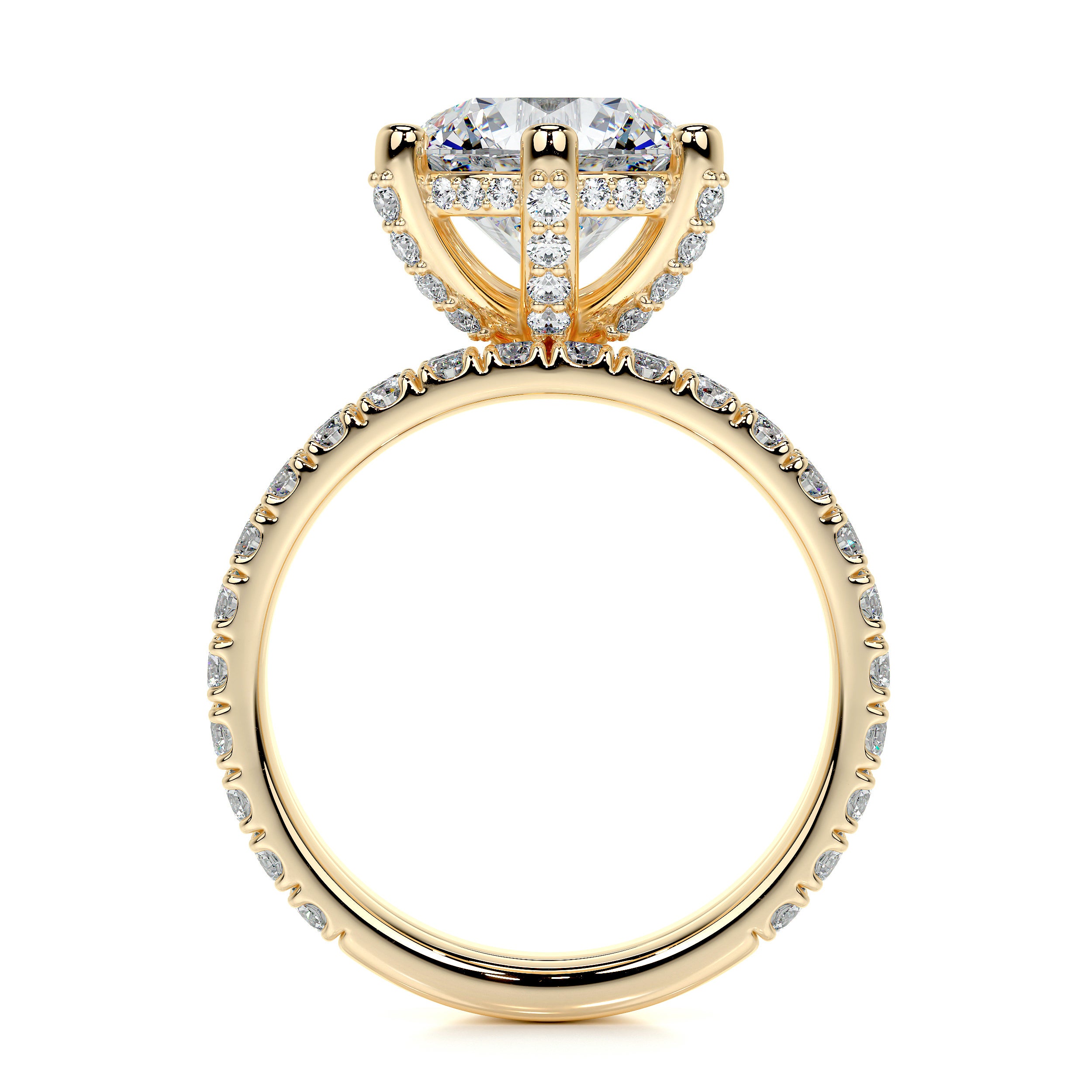 Paris Lab Grown Diamond Bridal Set -18K Yellow Gold、mySite、hinf8tx79