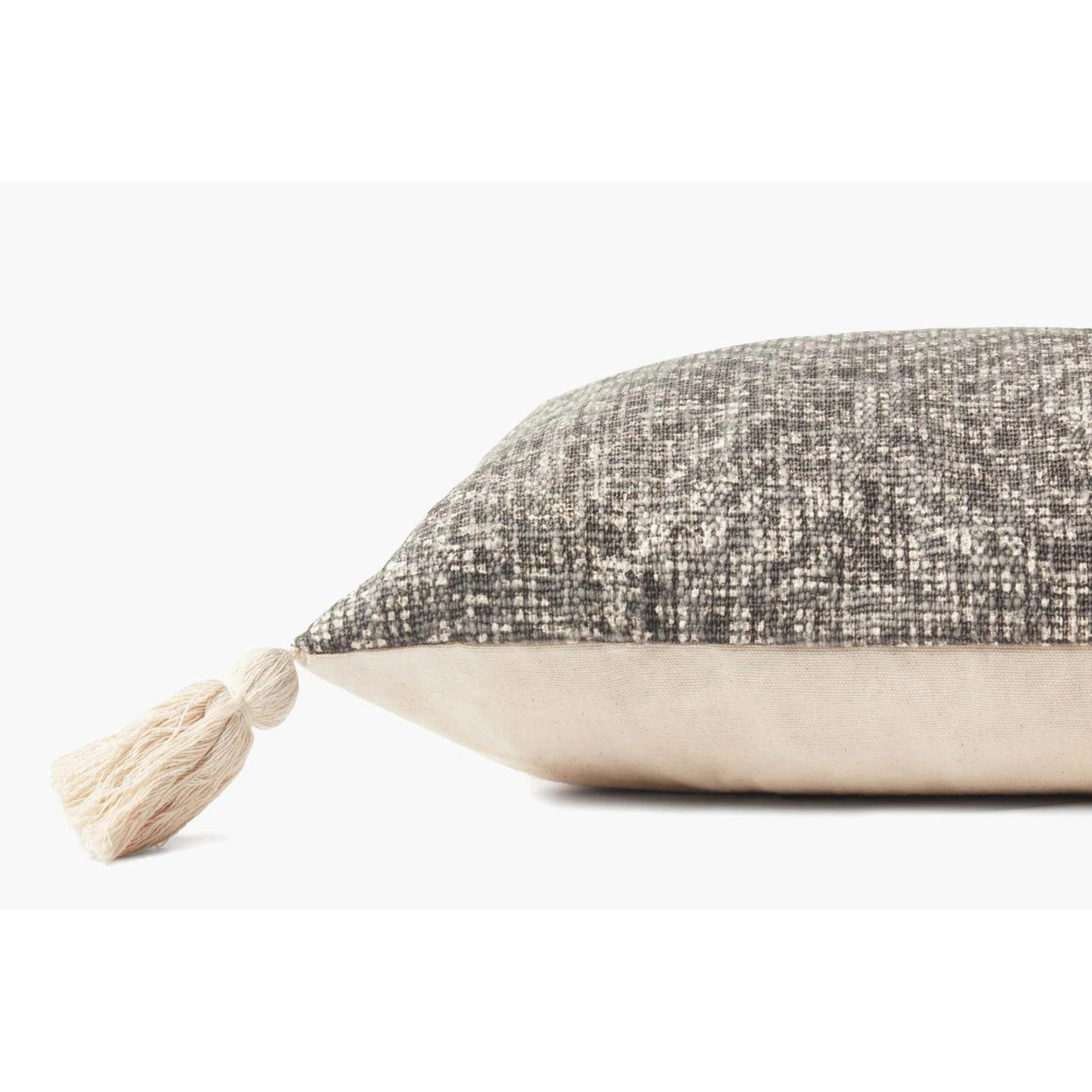 Charcoal Tassel Cotton Pillow、mySite、gigharbornorthrealestate