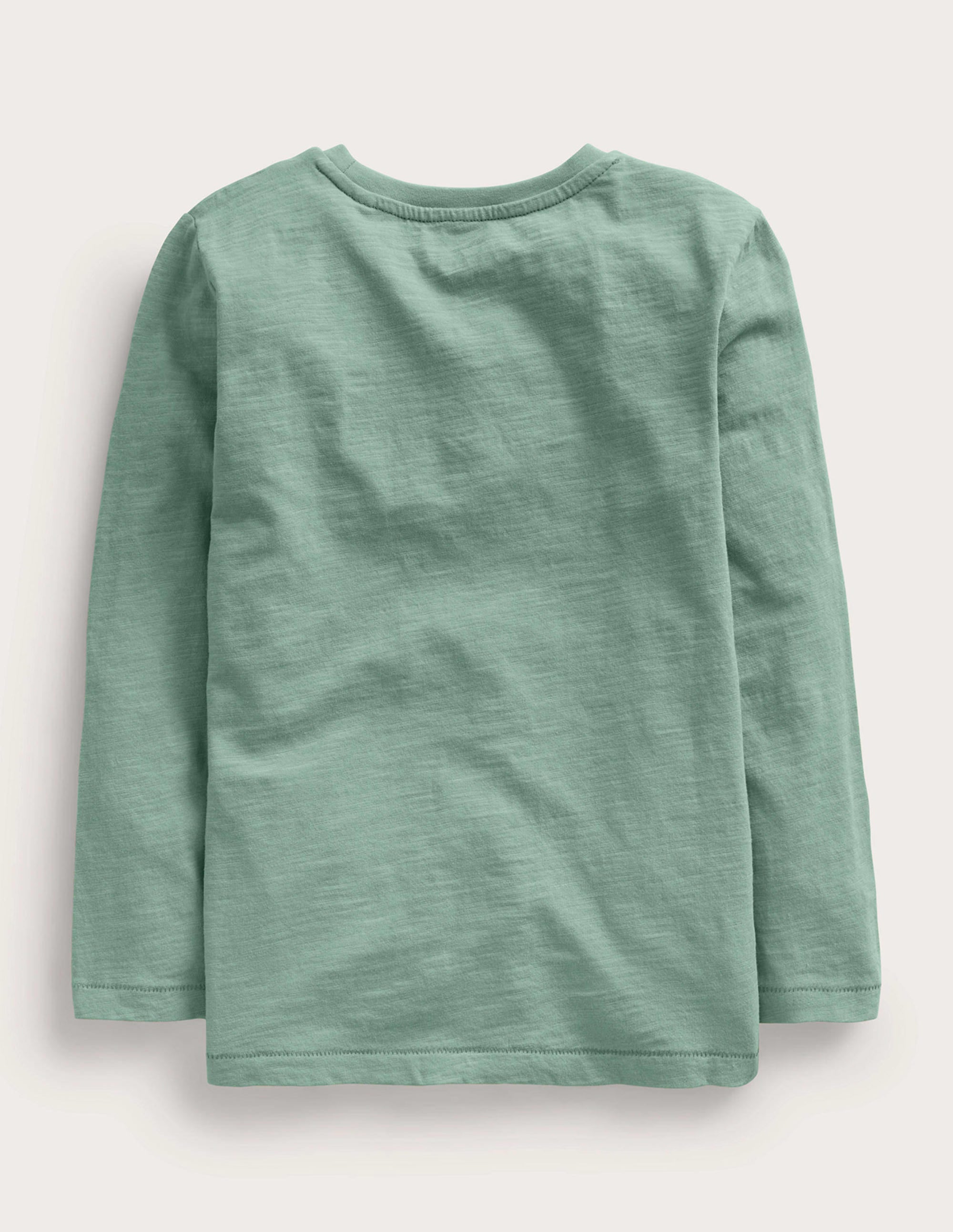  Long-sleeved Washed T-shirt-Green Smoke、mySite、ashleygrahame
