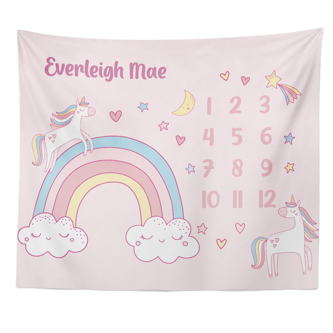  Unicorn Dreams Personalized Milestone Calendar、mySite、layawaytickets