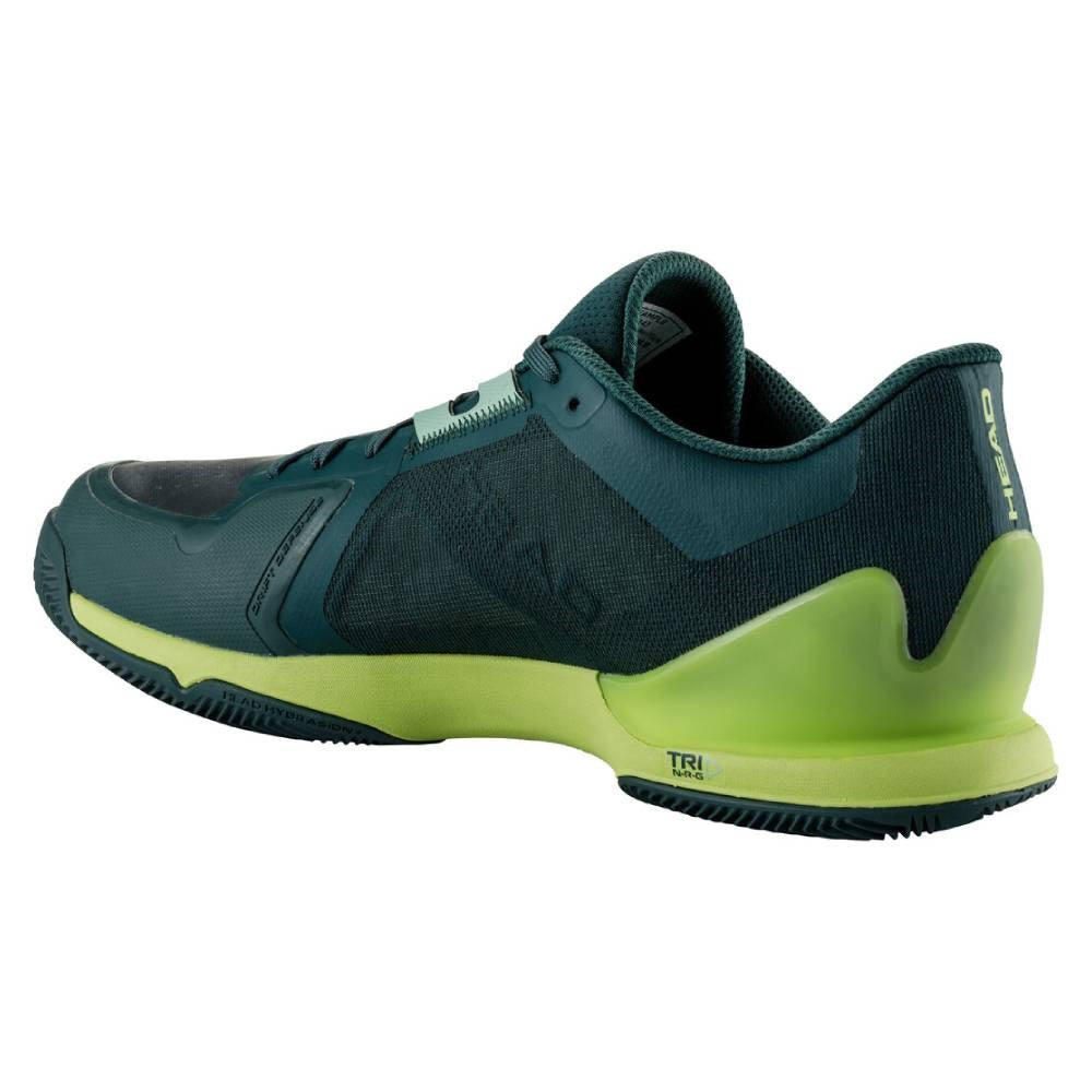 Head Sprint Pro 3.5 Clay Men's Tennis Shoe (Green)