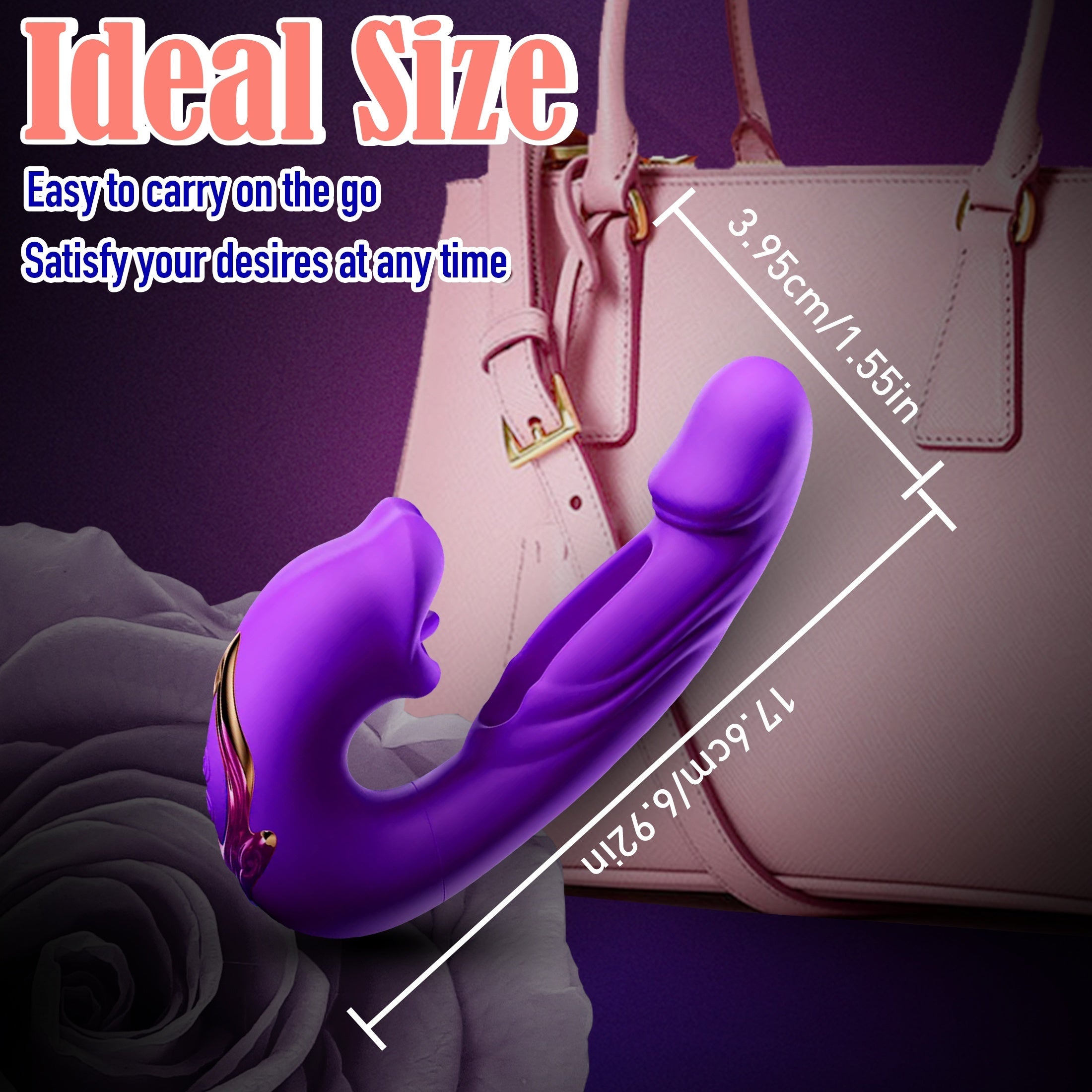 Come Closer Flapping Vibrating Dildo | Mouth & Tongue Vibration | Clitoral | USB、mySite、bottomscart