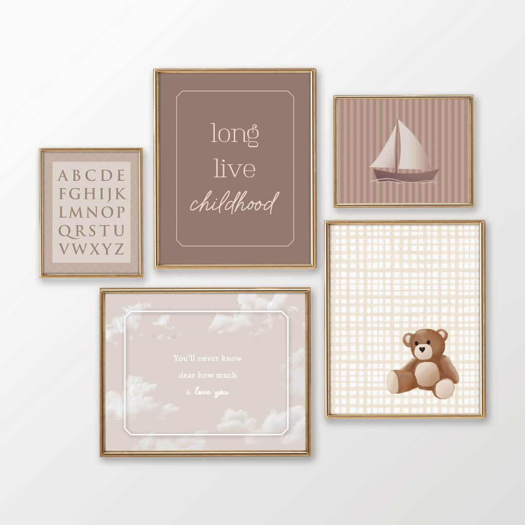  Beary Sweet Bundled Digital Nursery Art、mySite、layawaytickets