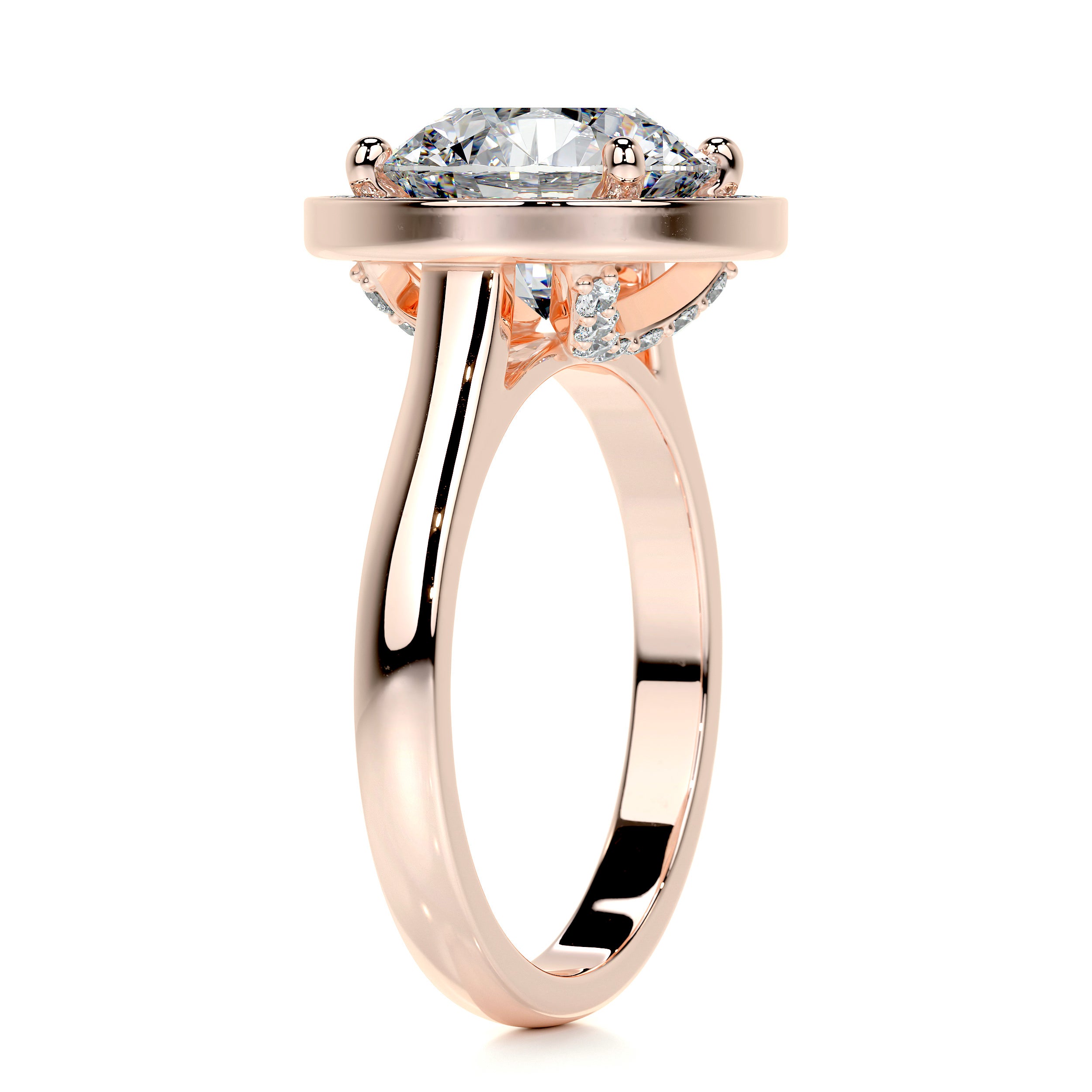Charlie Diamond Engagement Ring -14K Rose Gold、mySite、hinf8tx79